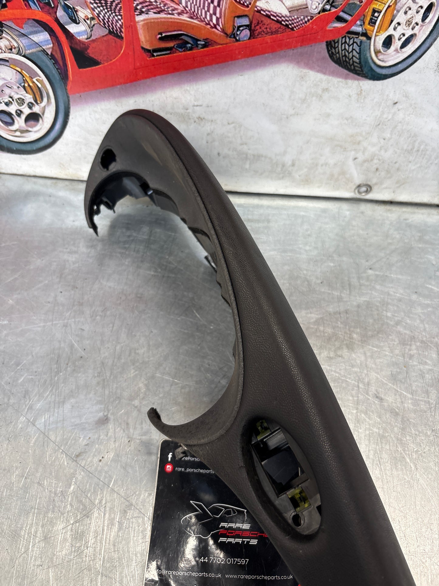 Porsche 911 996 dasboard cluster trim, used, black 99655205902