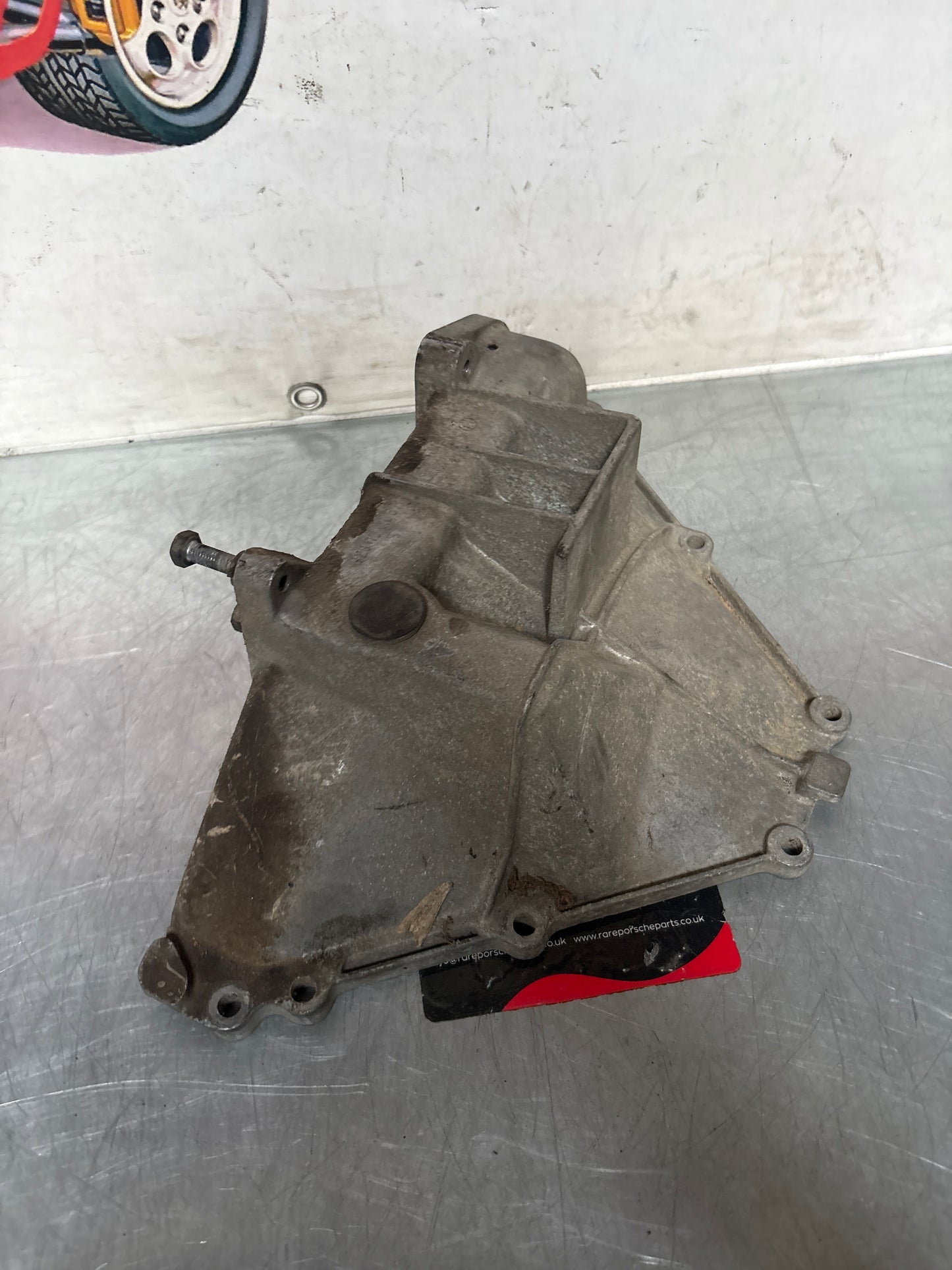 Porsche 928 Bell Housing Bottom Cover, used 9281164116R