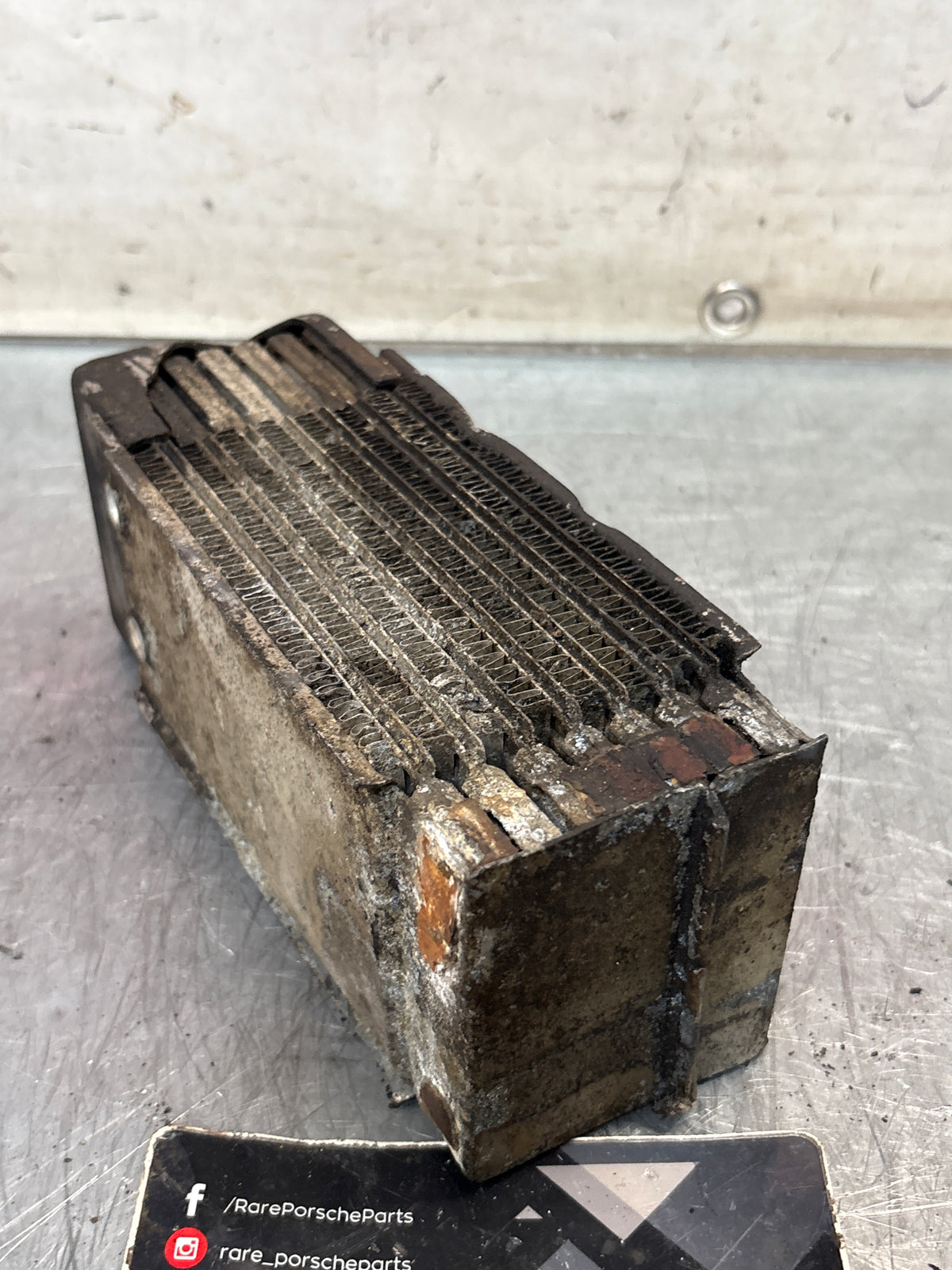 Porsche 914 oil cooler, used 021117021B