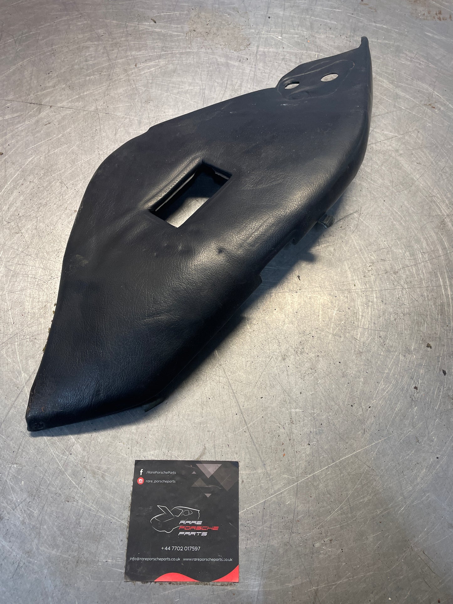 Porsche 928 Rear Seat Side Panel Left, black, used 92852204104