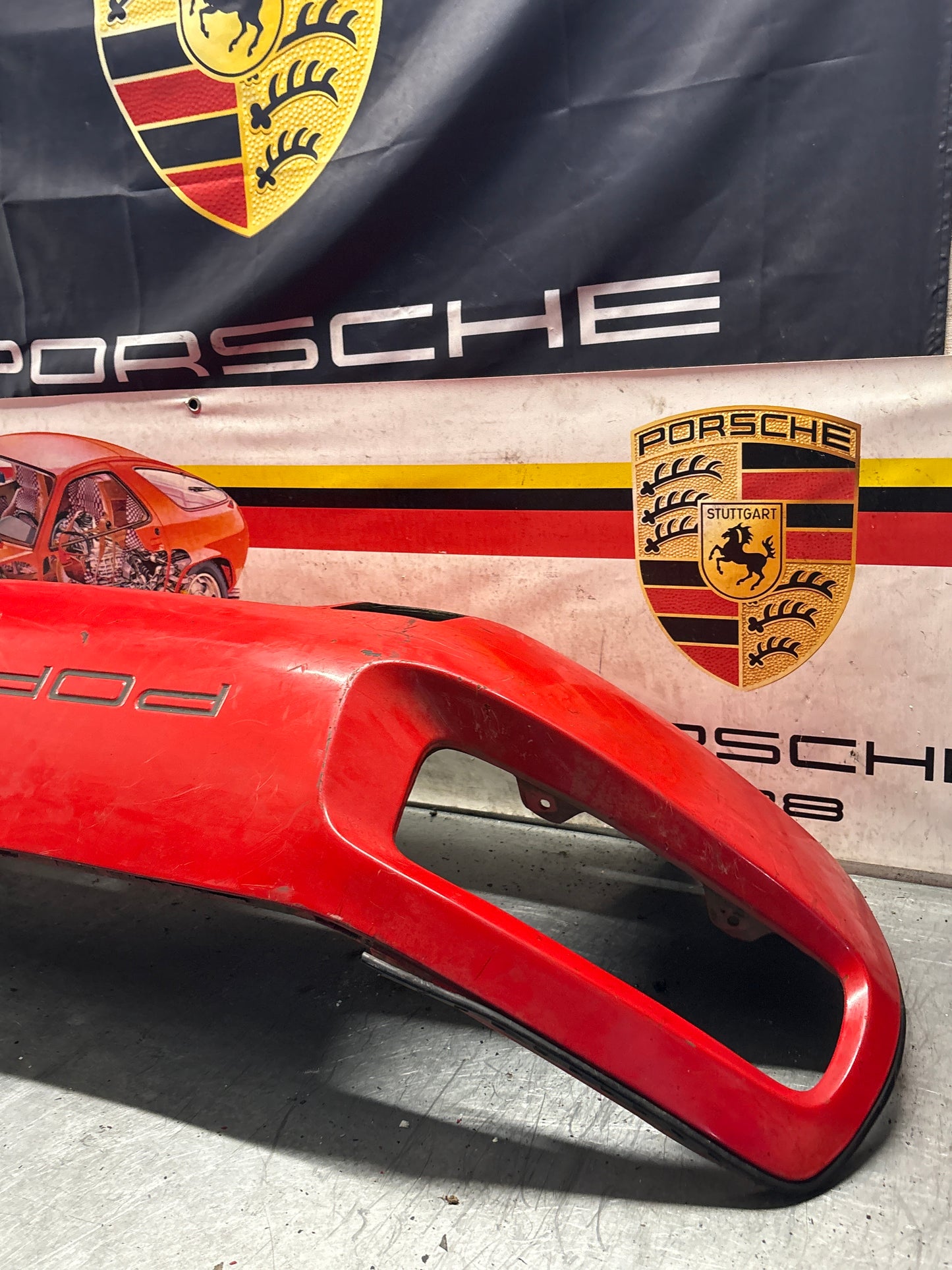 Porsche 928 rear bumper, used 928505023