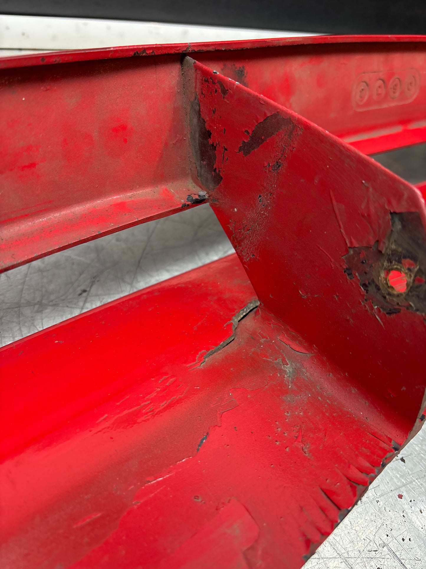 Porsche 944 USA Front spoiler, valance with fog light used 93150537101