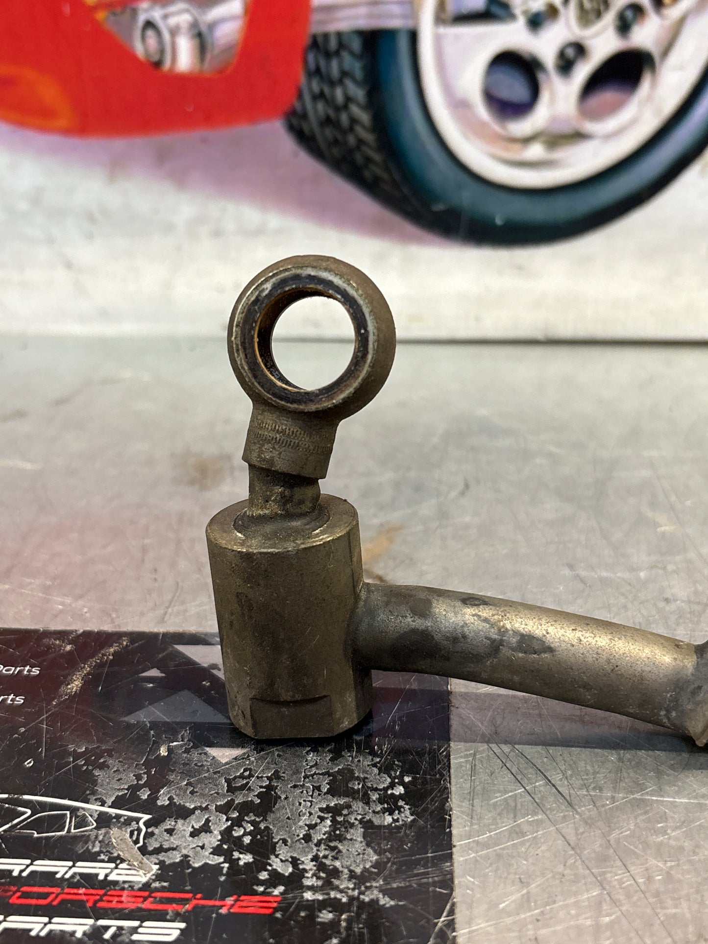 Porsche 944 Turbo Coolant pipe, water pipe 95110605605, used