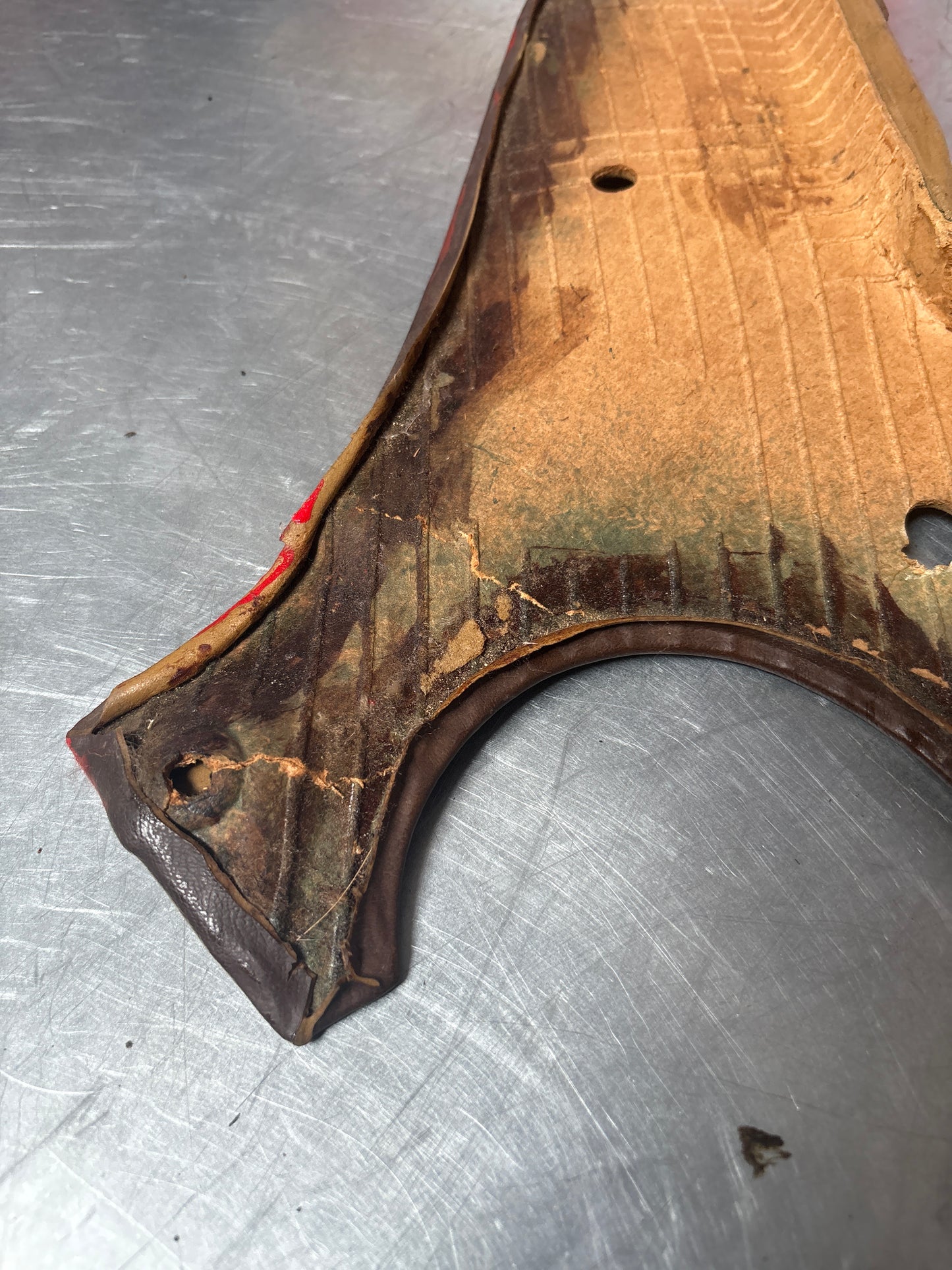 Porsche 944 924 brown rear interior C Post trims/cards. Quarter panel trim used 94455502101 94455502201