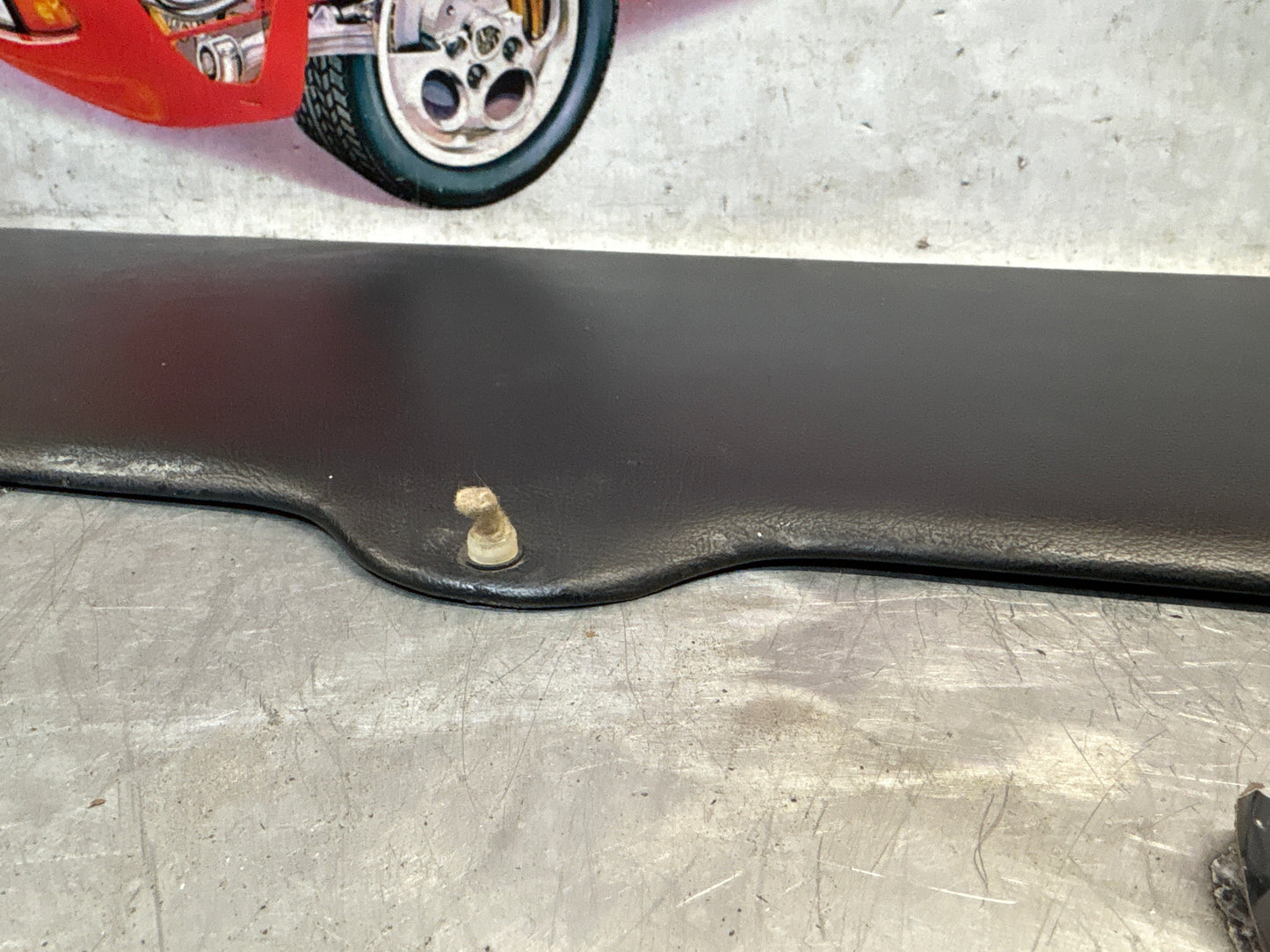 Porsche 928 sun roof headliner trim, black, used 92856406950KZ2