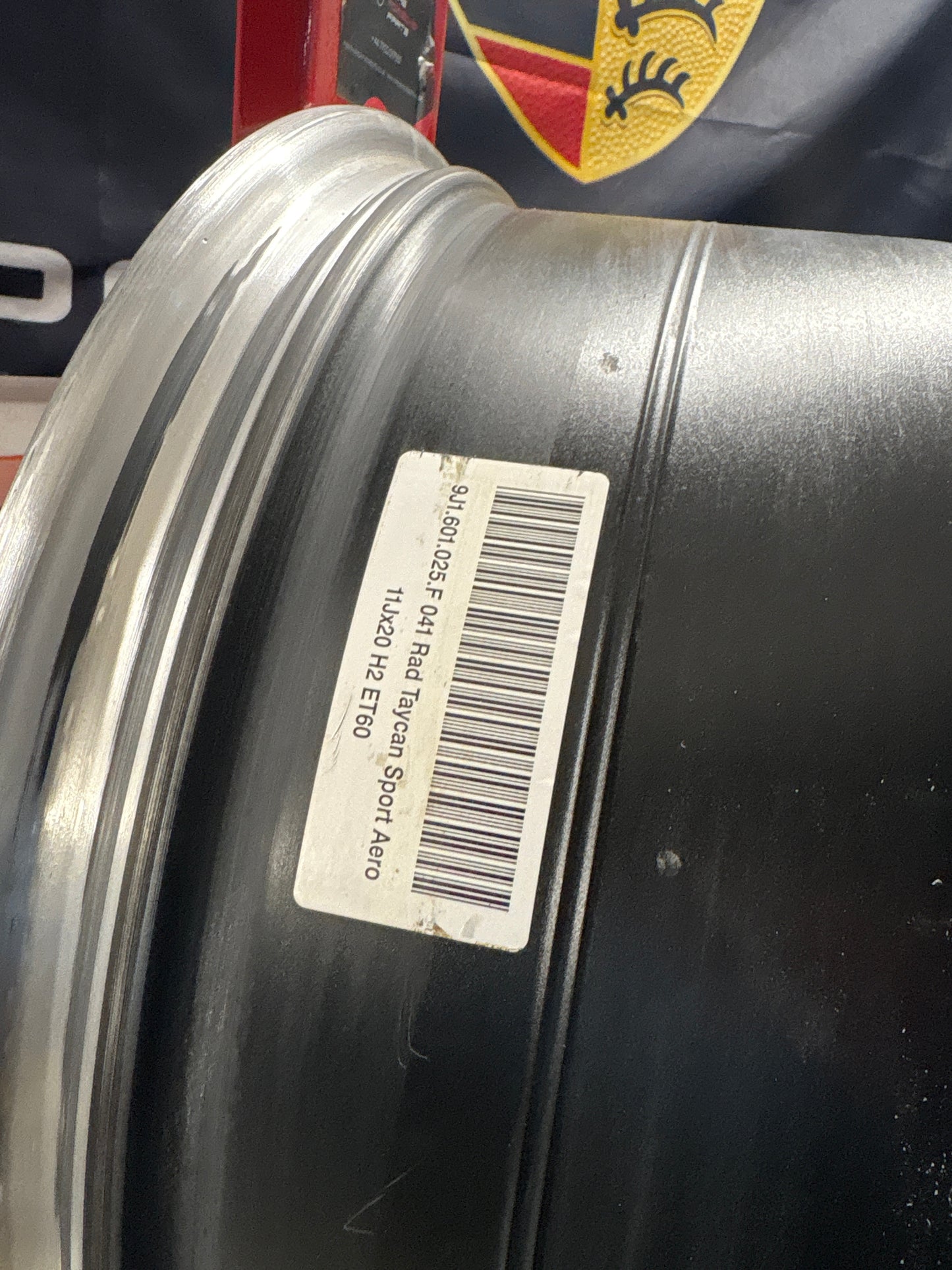 Porsche Taycan 20" Sport Aero alloy wheel 9J1601025F, for spares or repair