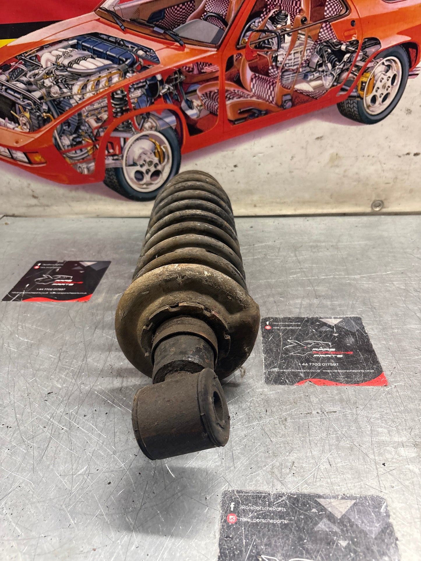 Porsche 928 rear shock absorber, used 92833305108