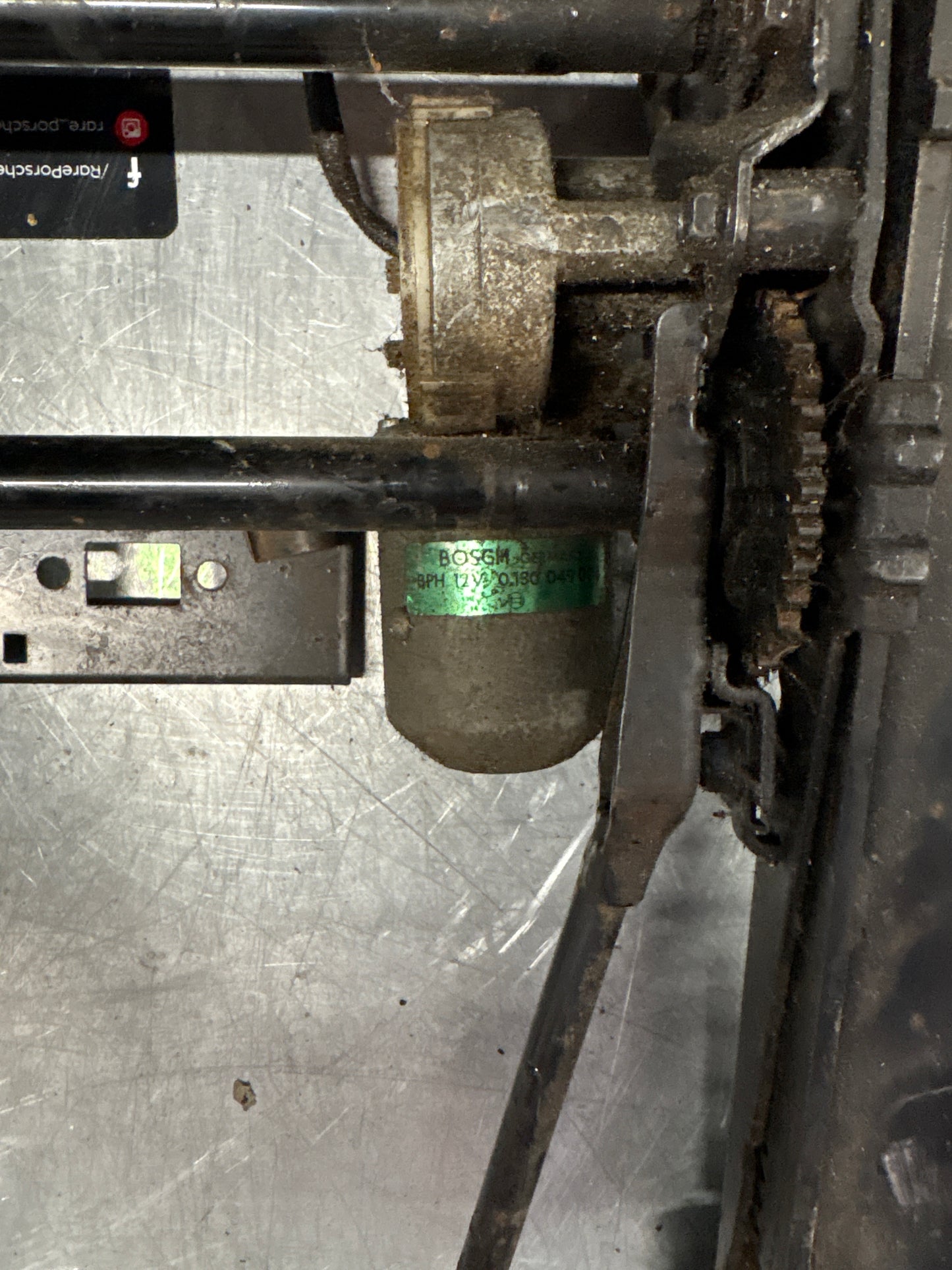 Porsche 928 electric seat rail seat frame, with motor, used 0130049007 / 0130049004