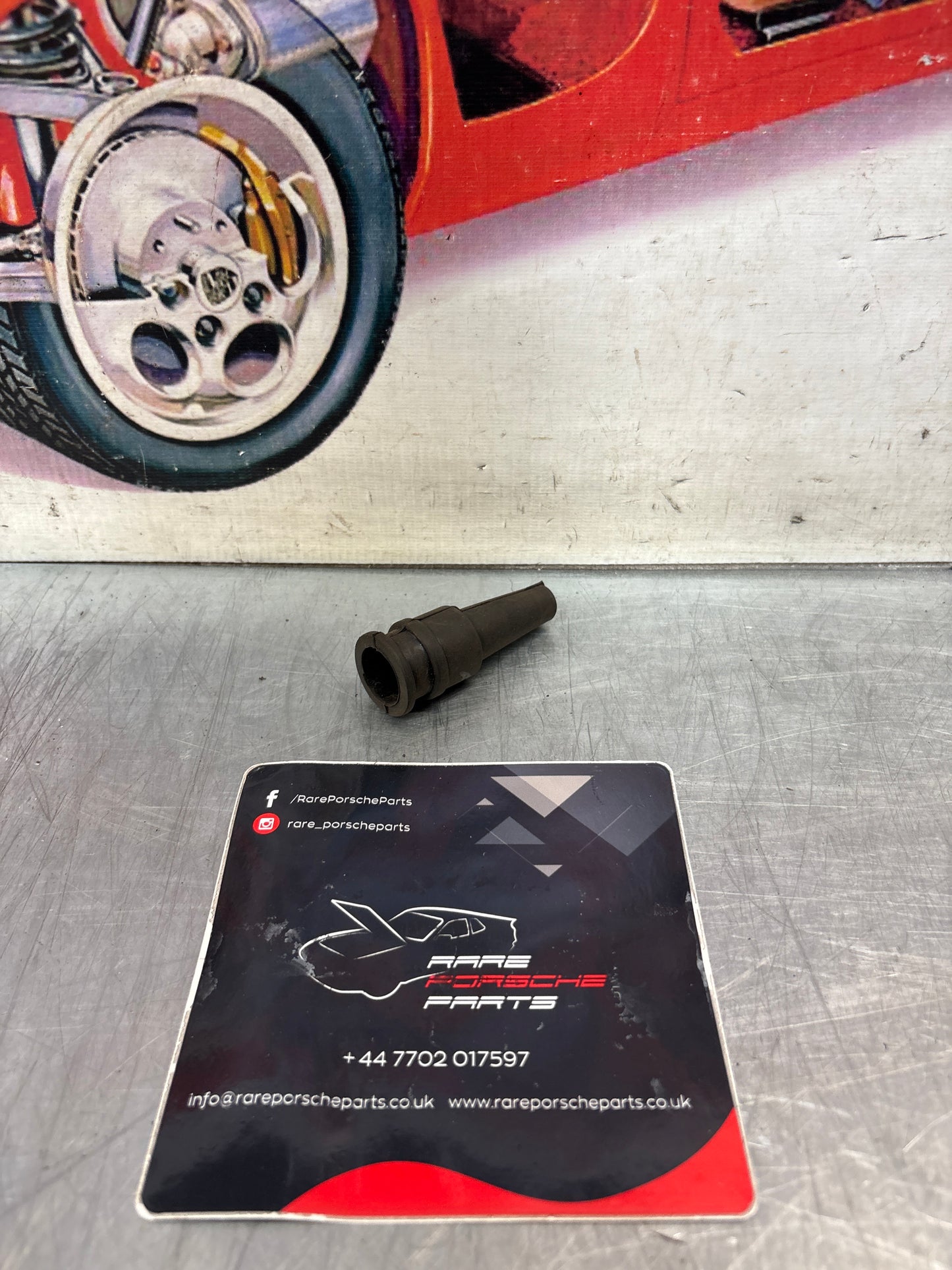 4x Porsche 924 944 Indicator and fog light wire seal rubber sleeve grommet, used 94461232900