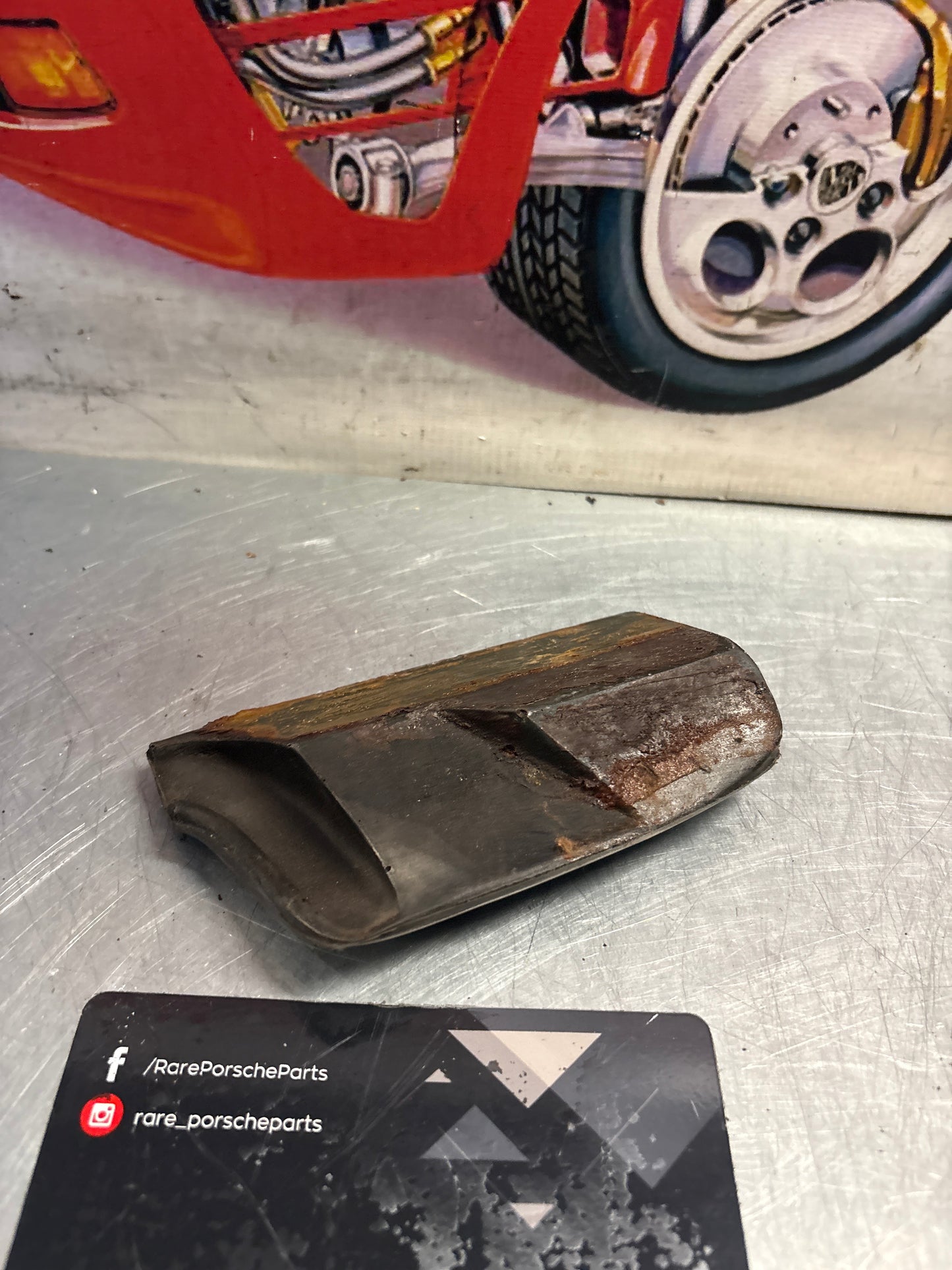 Porsche 924 944 right roof frame padding, used 477867528