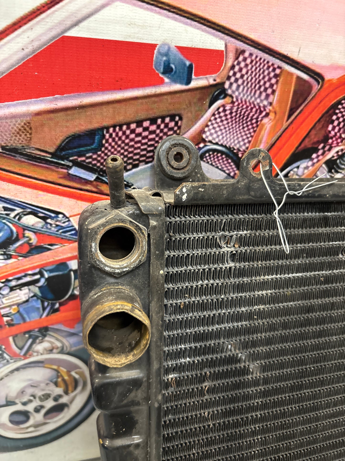 Porsche 924 radiator used 477121251A pressure tested