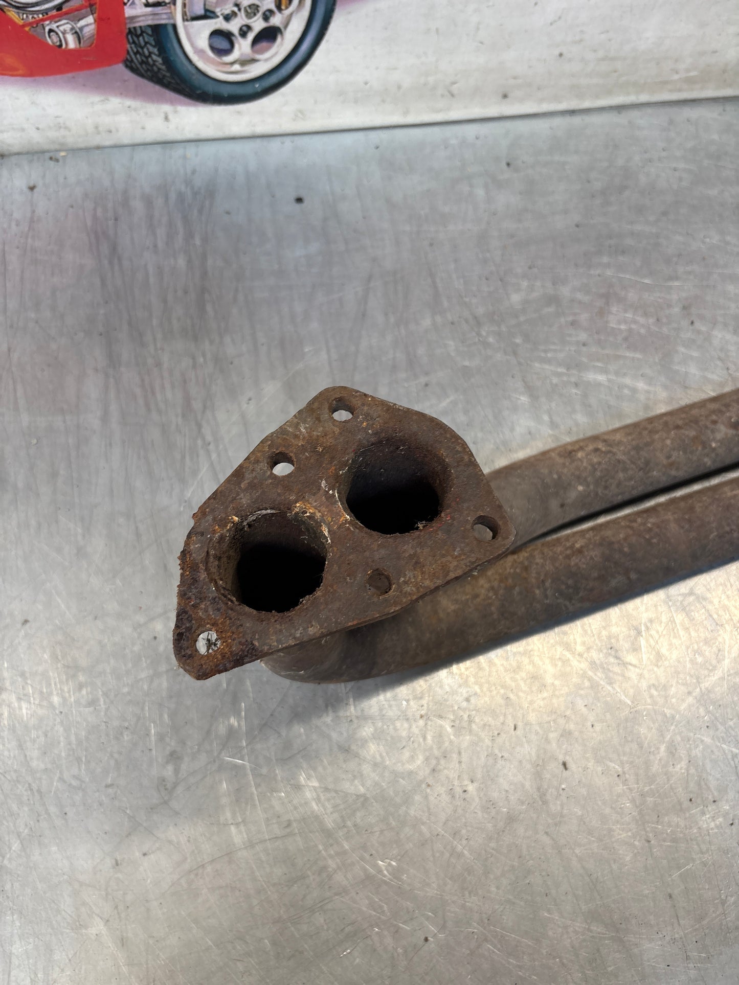 Porsche 924 exhaust pipe, used LHD only! 477253101H