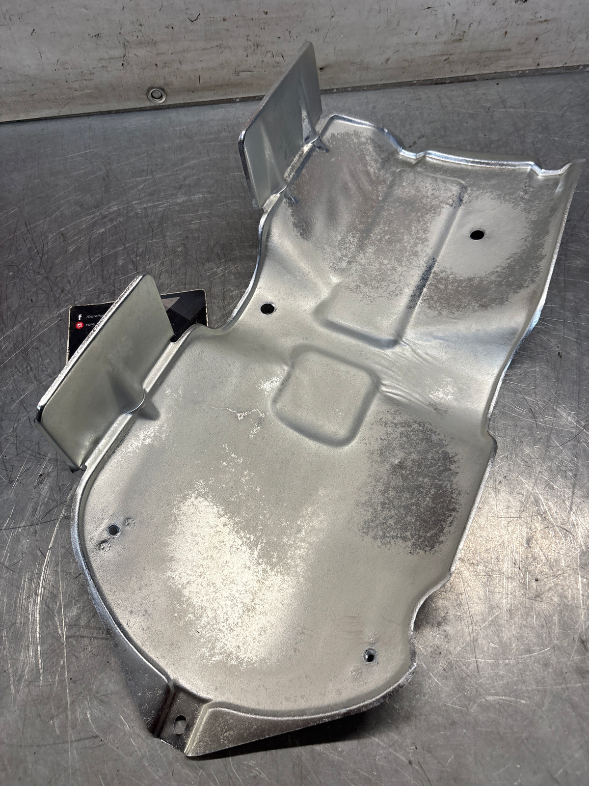 Porsche late 944 exhaust heat shield 94450313900, refurbished