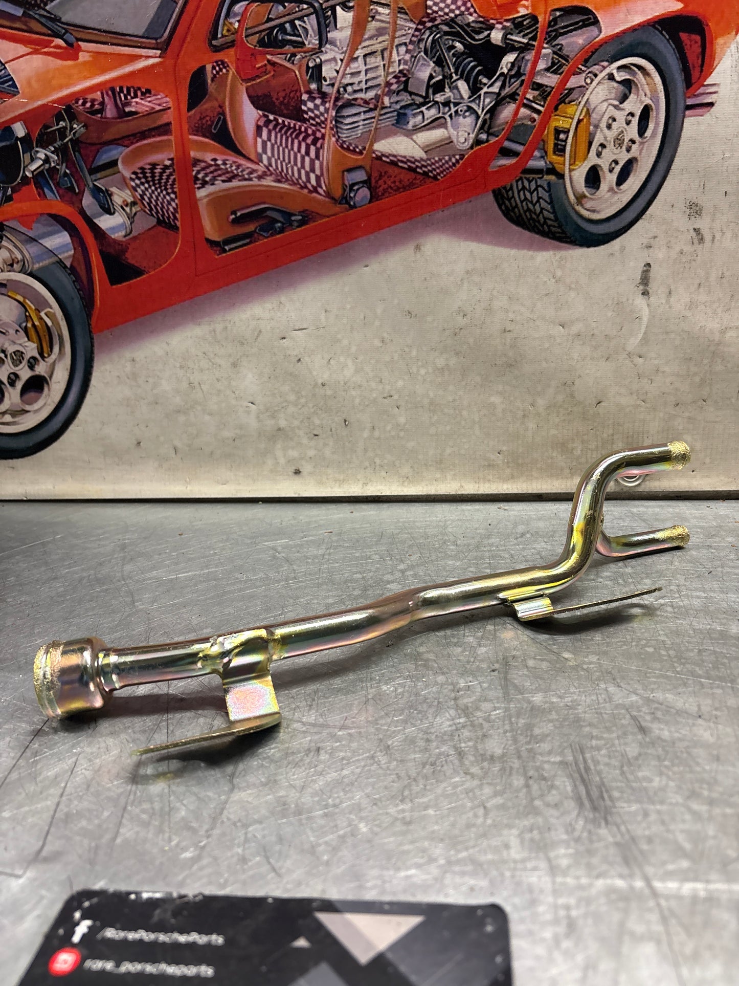 Porsche 924 2.0 water transfer pipe 047121073 refurbished