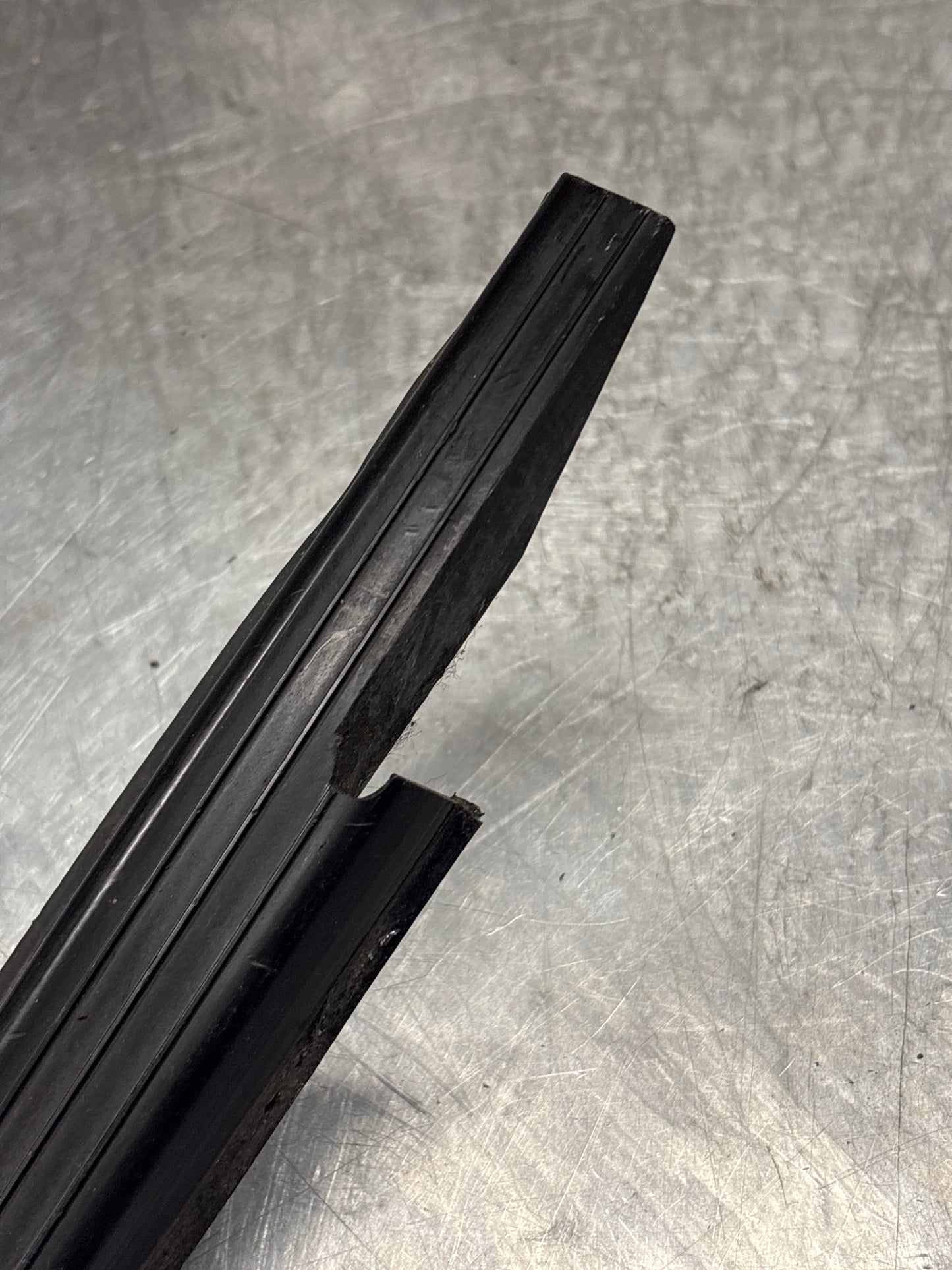 Porsche early 924/944 left sill trim, used 477853657A