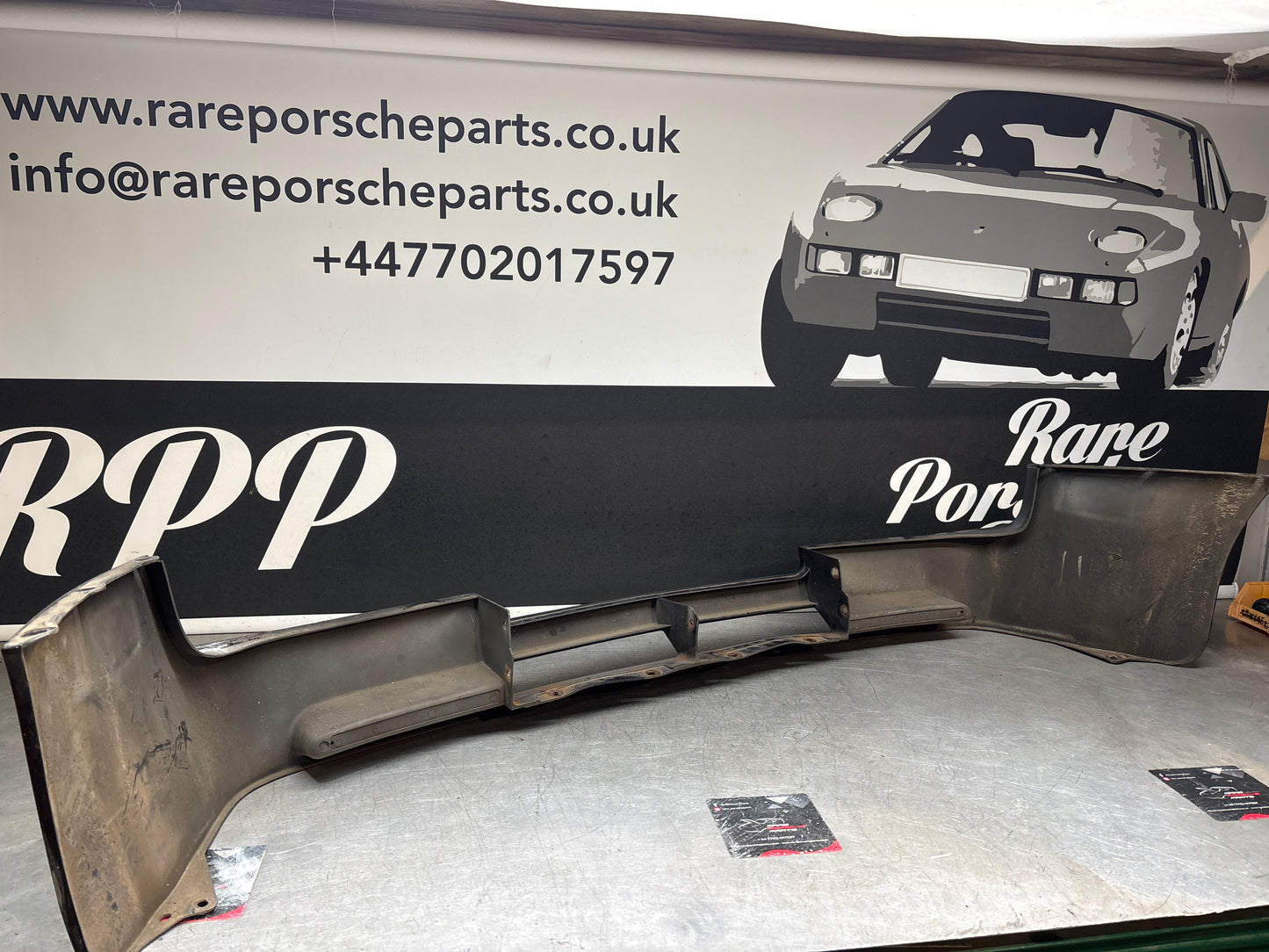 Porsche 944 Front spoiler, valance without fog light used 93150537100