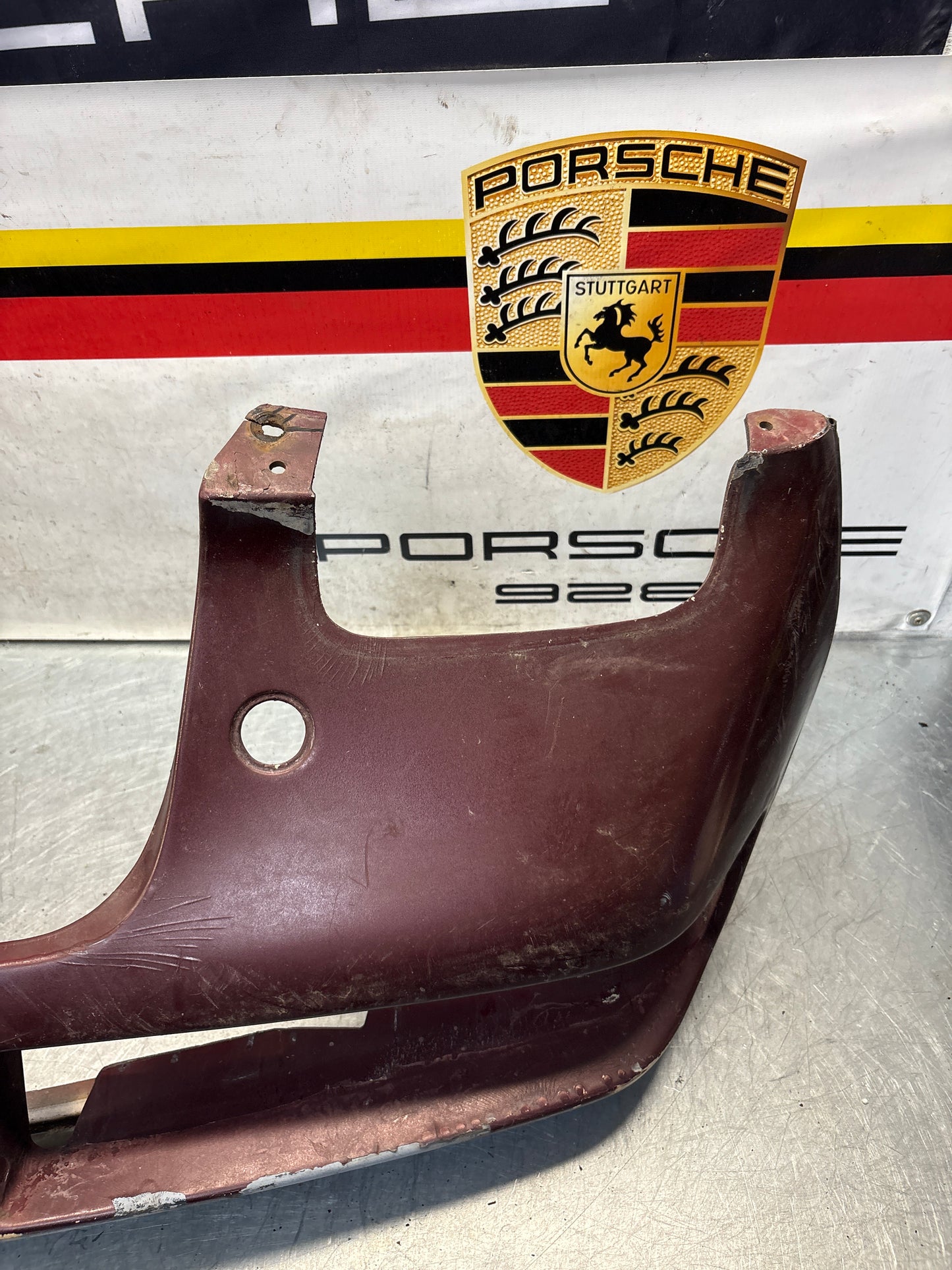 Porsche 928 front bumper cover panel, used 92850501306