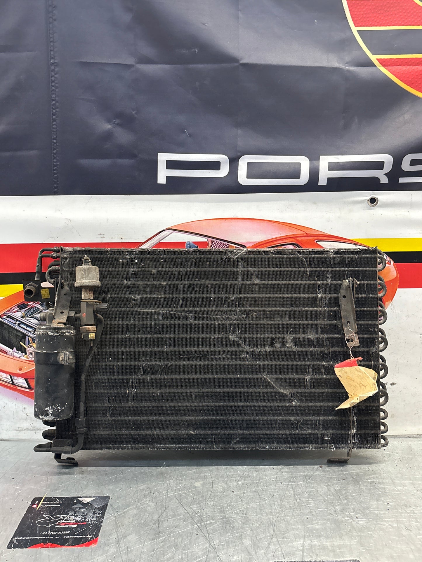 Porsche 928 AC Condenser, used 92857314303