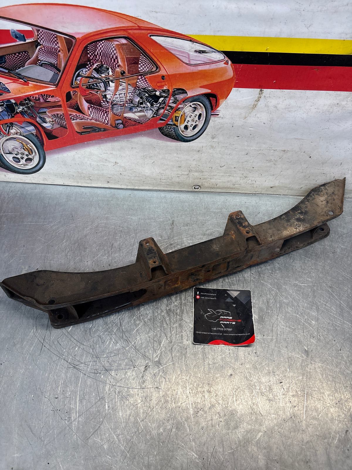 Porsche 924 engine cross member, used 477407321J