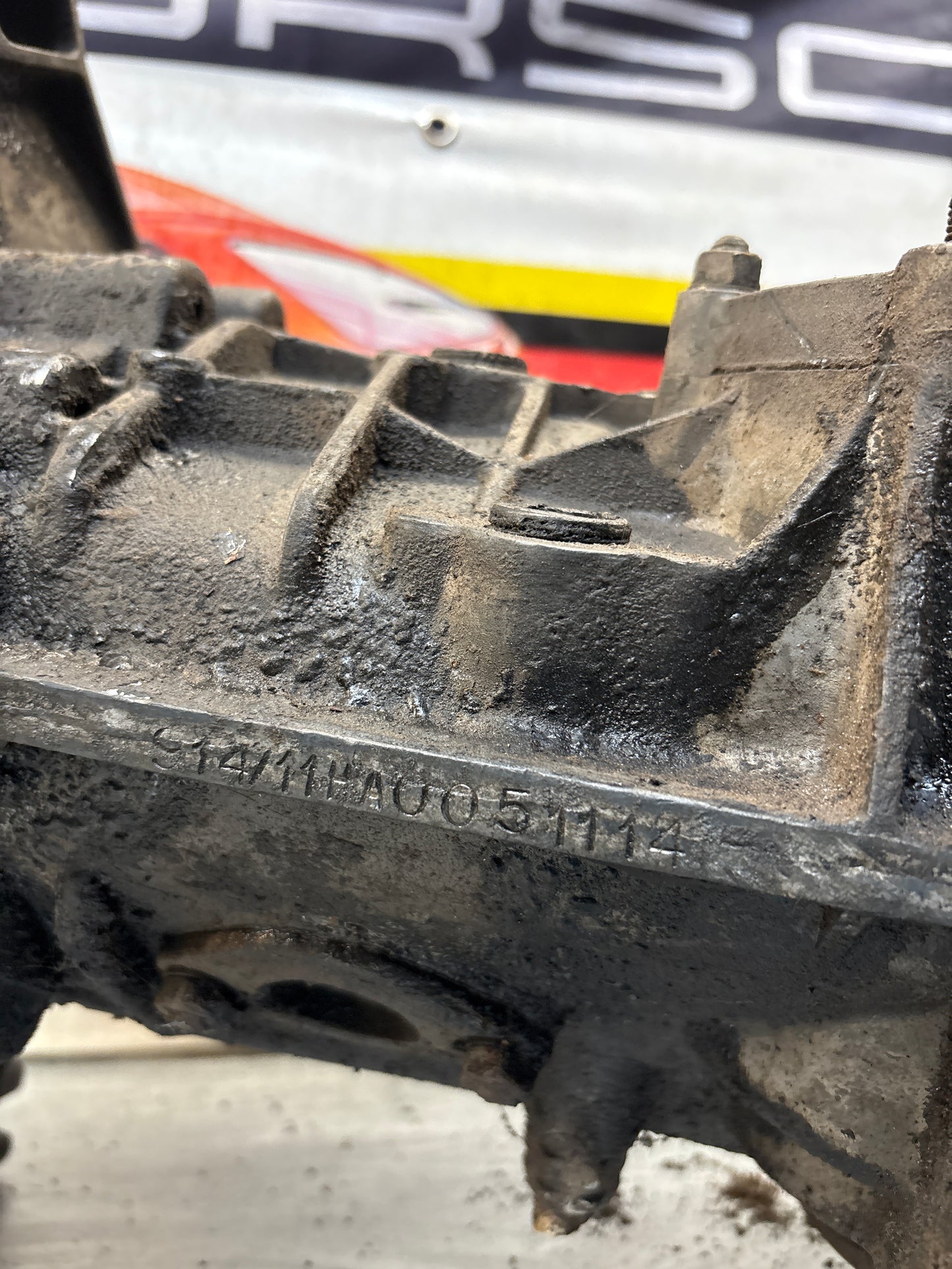 Porsche 914 transmission, used, for spares or repair unknown condition HA0051114
