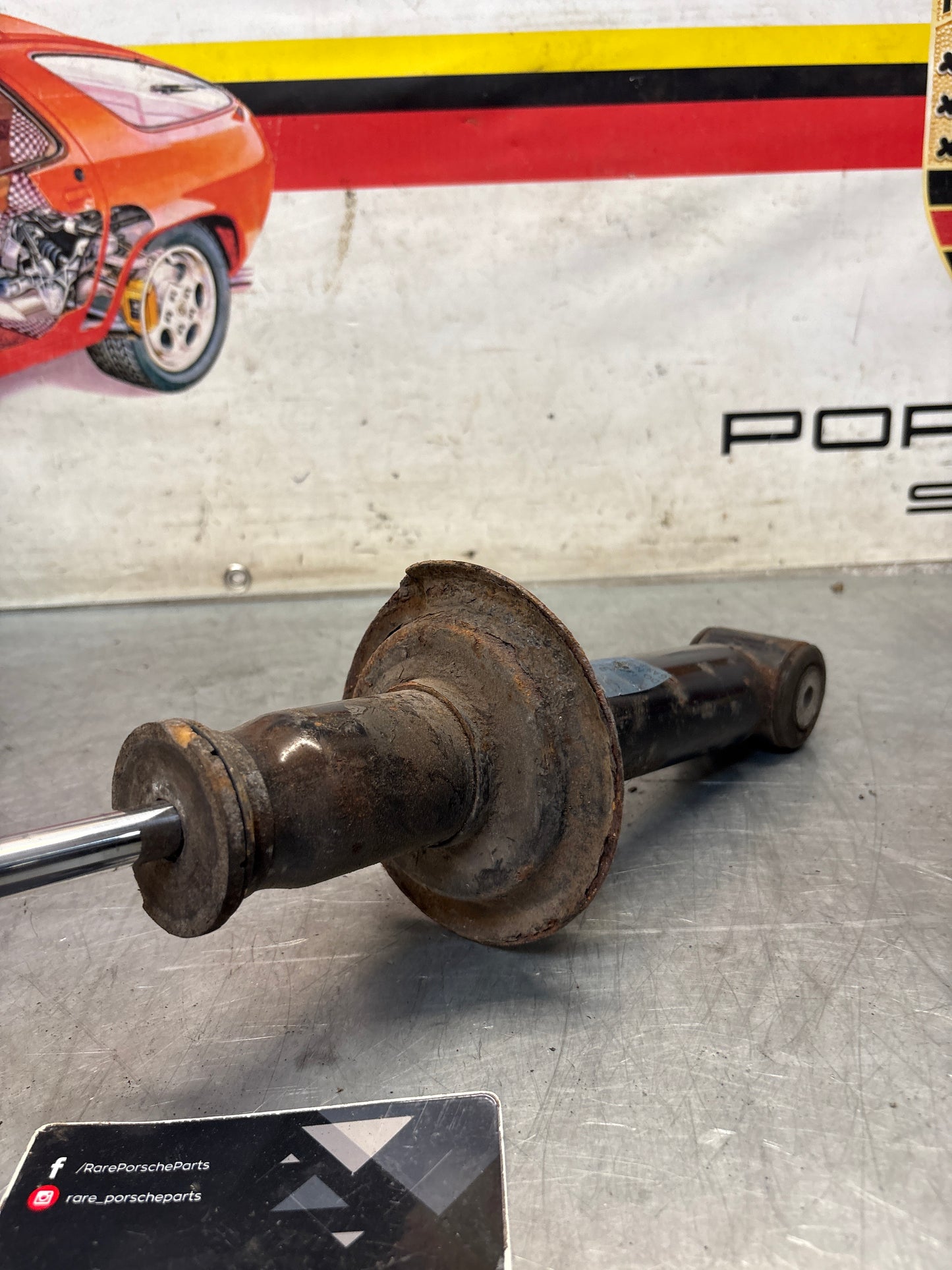 Porsche 928 front shock absorber, used 92834305507
