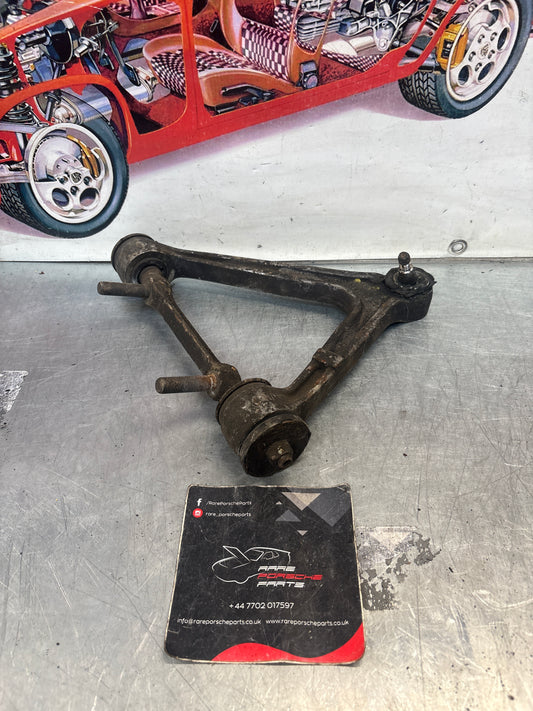 Porsche 928 front upper left control arm, used 92834145722