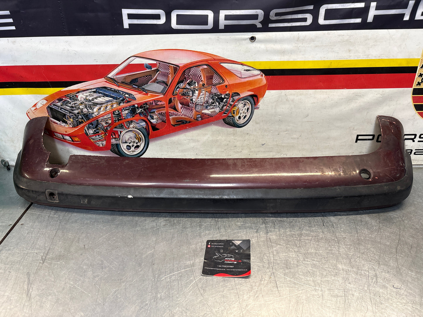 Porsche 944 rear bumper, used 93150538700
