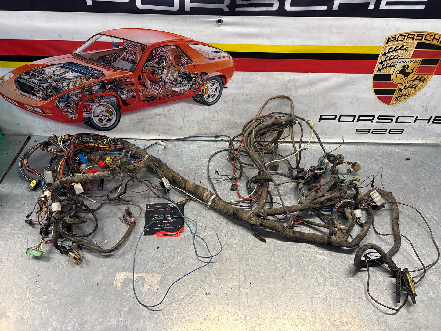 Porsche 928 early 1978 LHD Interior / Dashboard loom, for spares or repair 92861200306