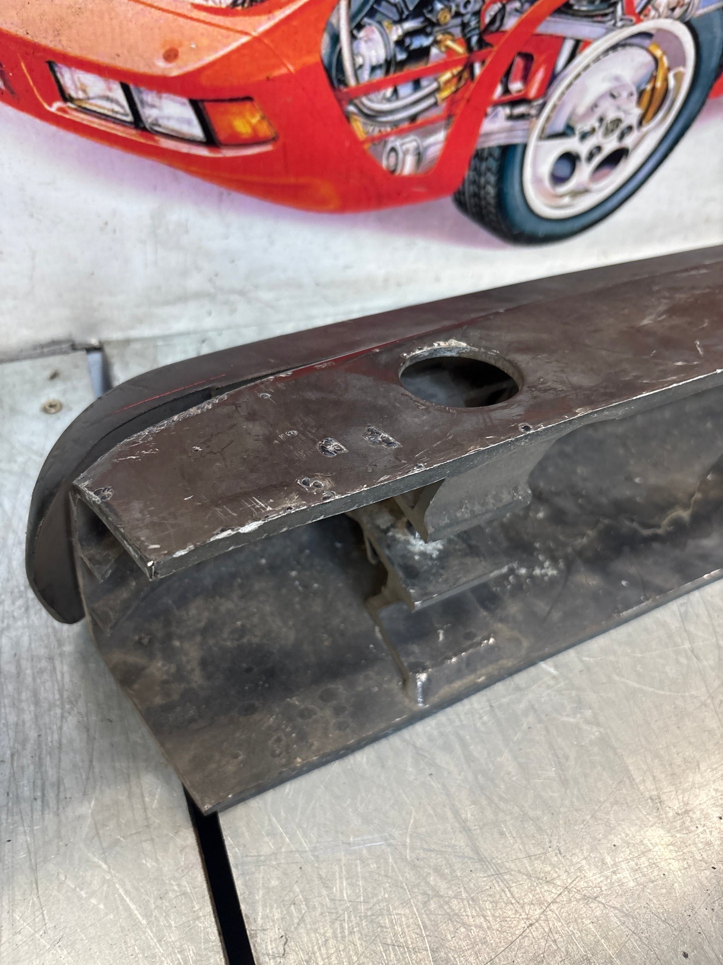 Porsche 944 Rear USA bumper, used 94450530100