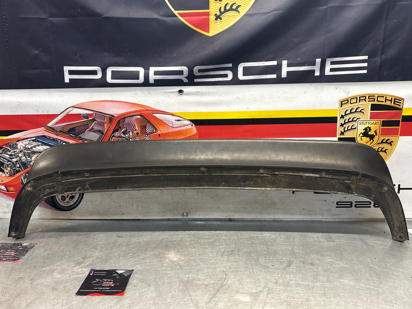Porsche 944 rear center spoiler, used 93751255500