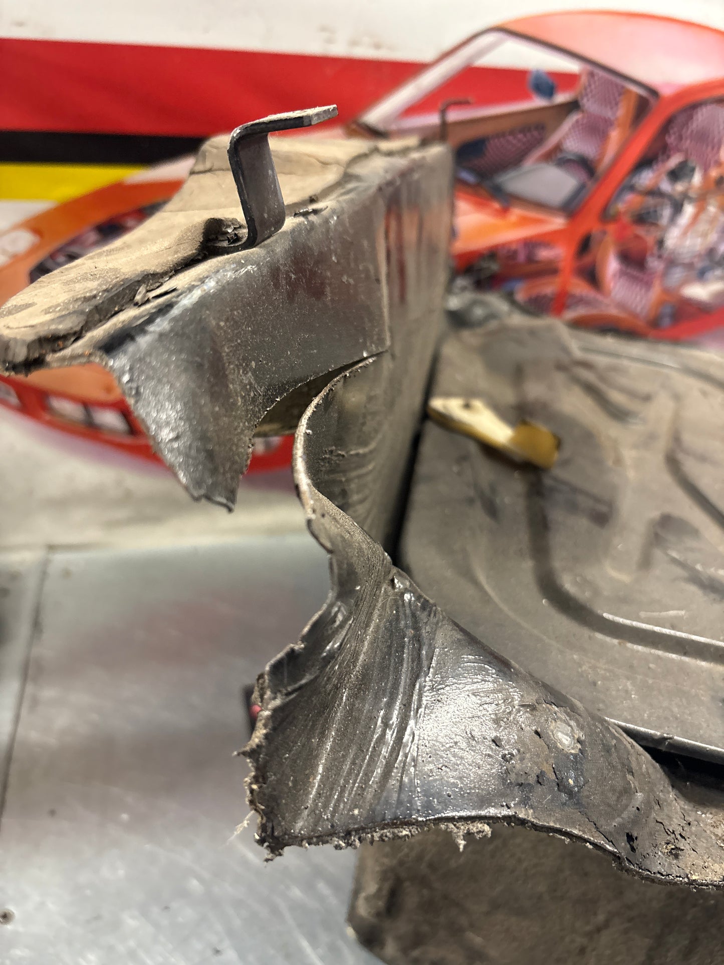 Porsche 928 Battery tray cut, 92850180502 used