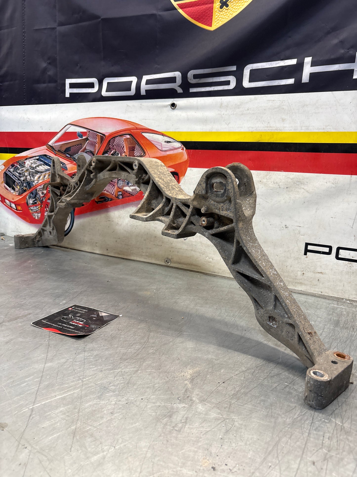 Porsche 928 rear gearbox subframe, used 92833113114