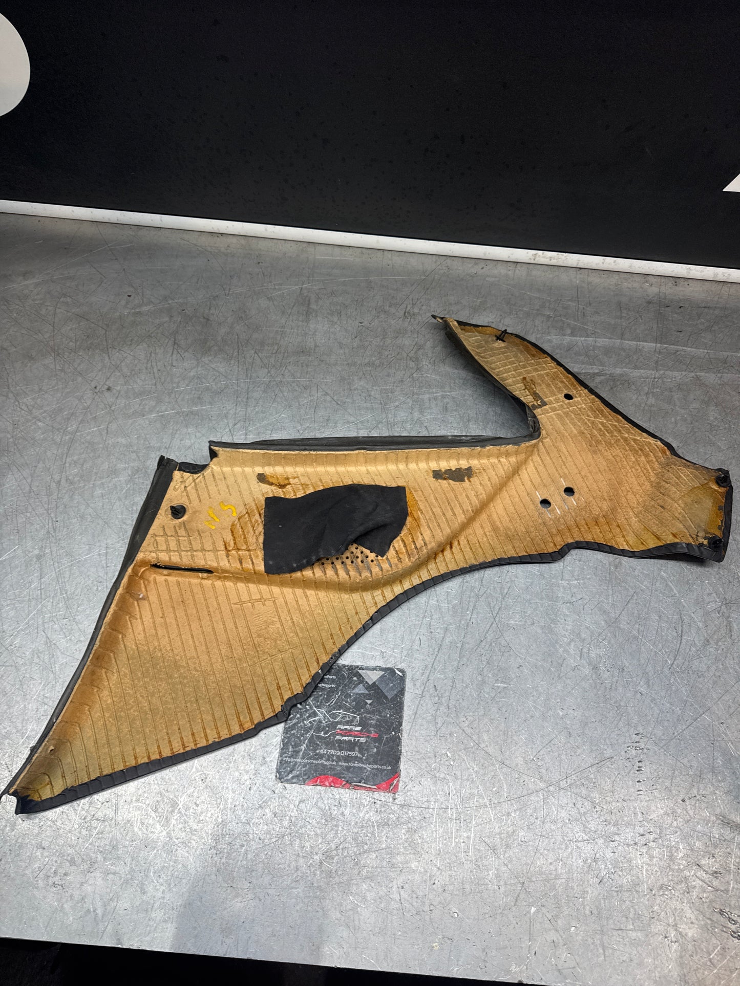 Porsche 944 924 black rear interior C Post trims/cards. Quarter panel trim used 94455502101 94455502201