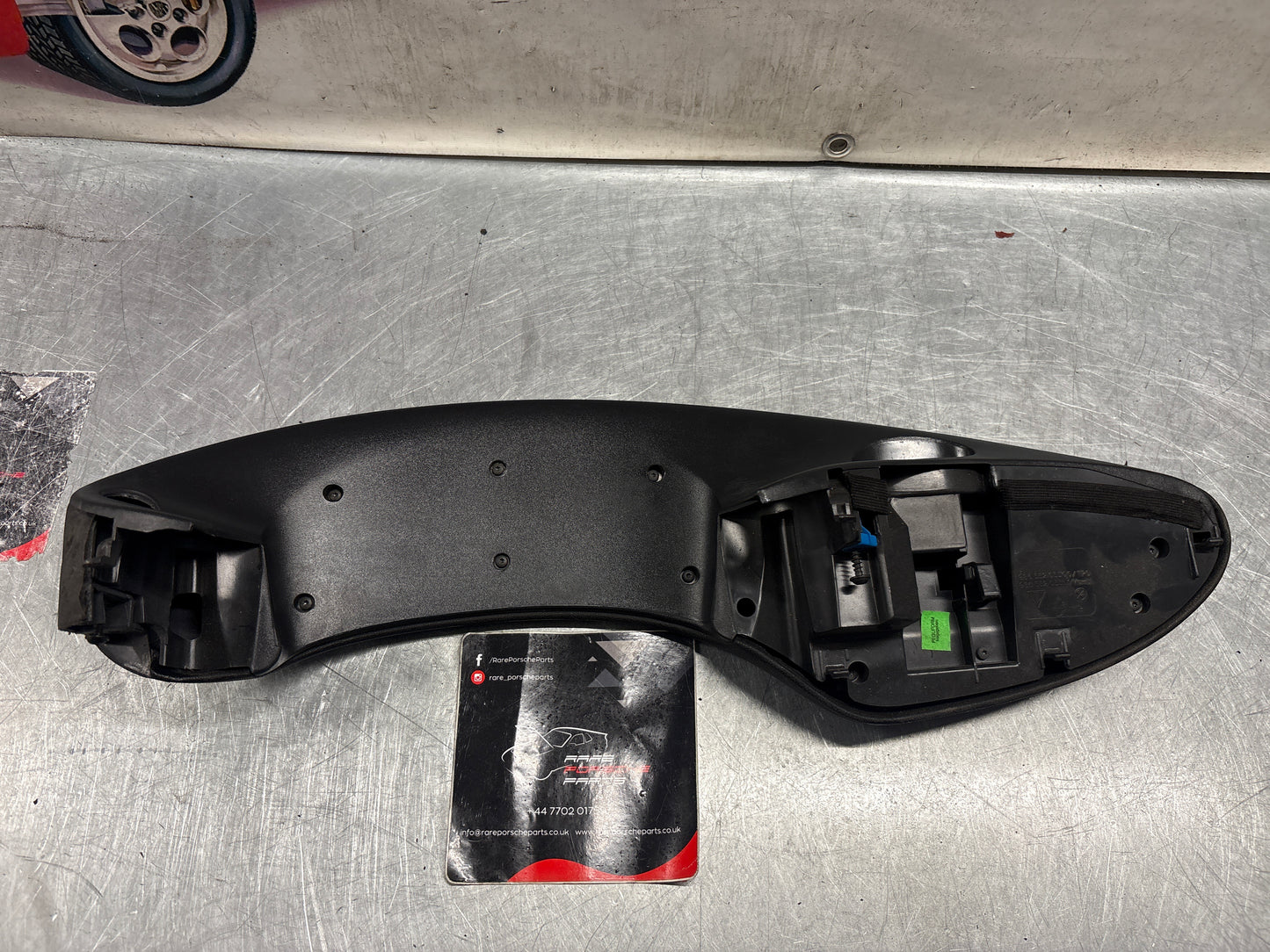 Porsche Boxster 986 dashboard cluster trim,black used 98655205500 / 98655205501