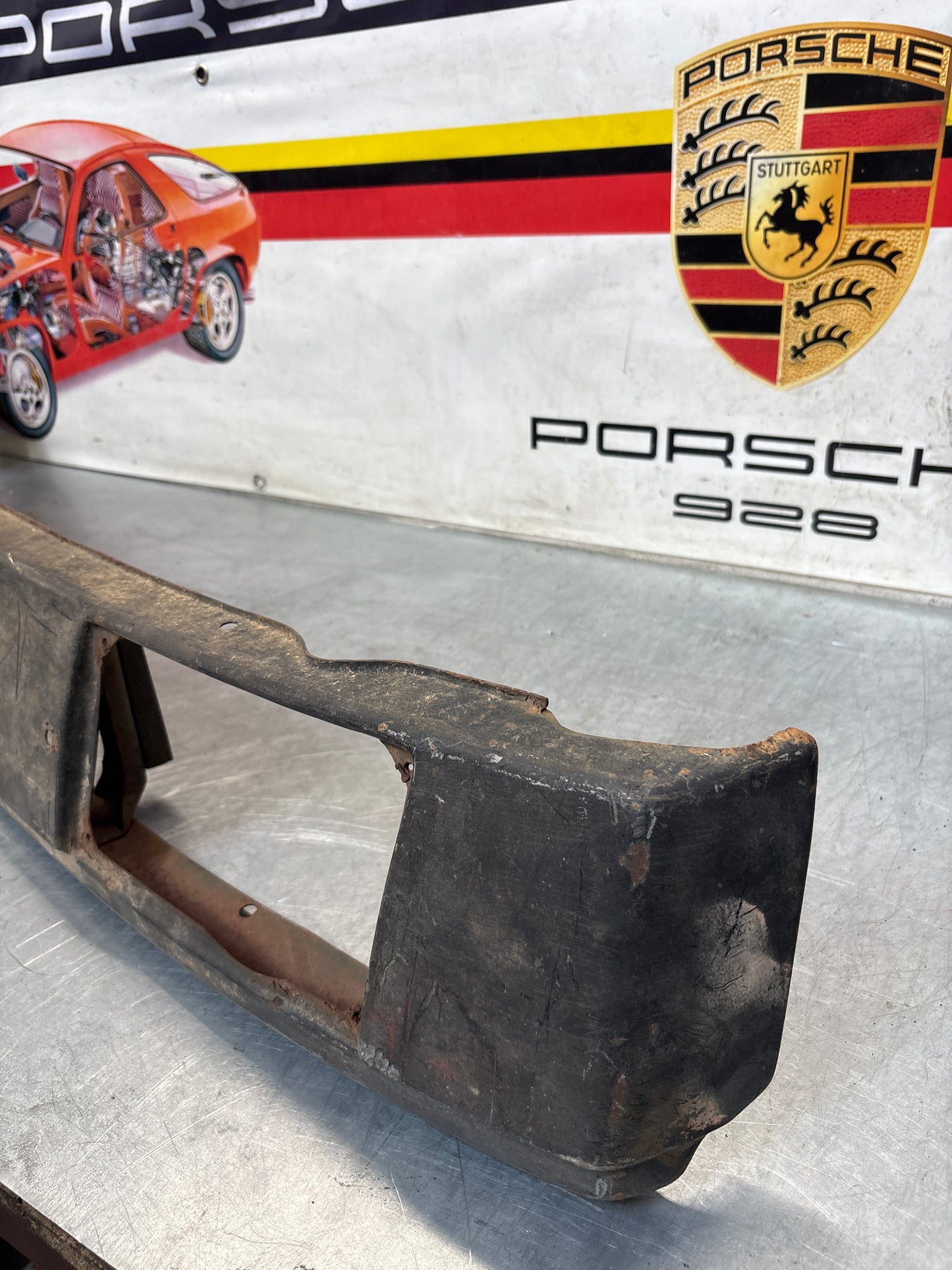 Porsche 914 front bumper, used 91450591010 / 91450500910