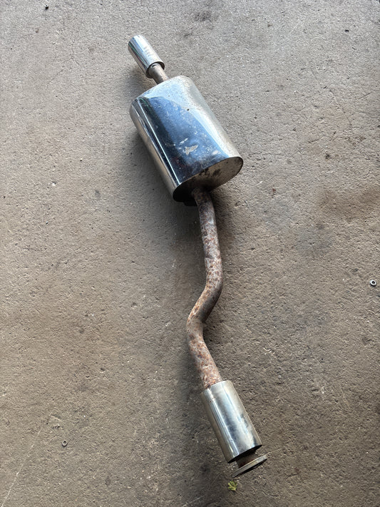 Porsche 944 S S2 Dansk exhaust system rear muffler, used 94411104103