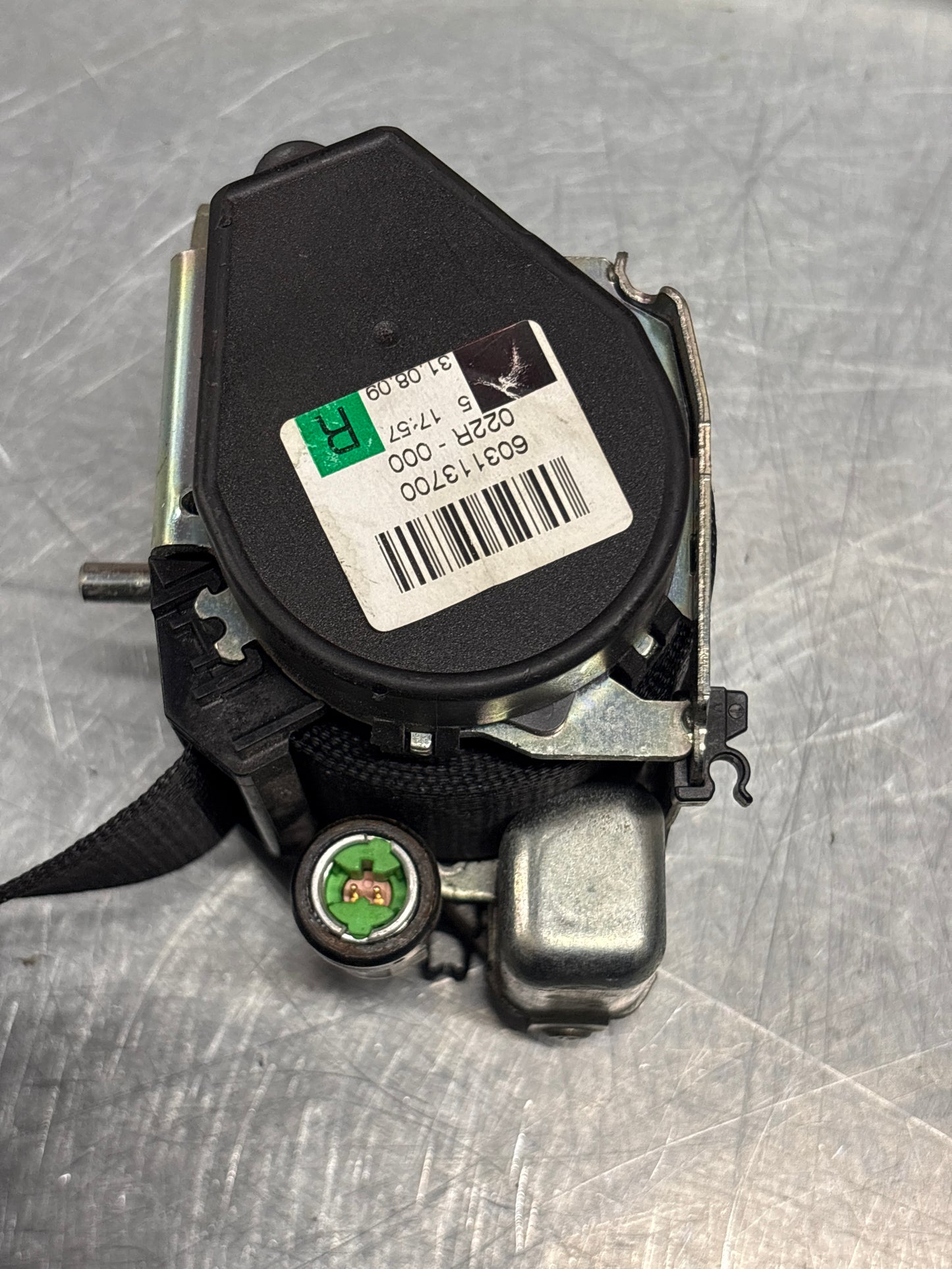 Porsche Boxster 987 Front right seatbelt, used 98780303406