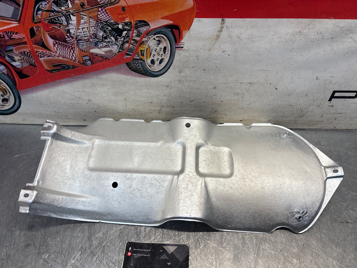 Porsche late 944 exhaust heat shield 94450313900, refurbished 