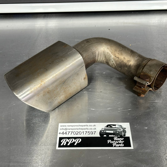 Porsche Cayenne E3 tailpipe, exhaust tip 9Y0253825D, used