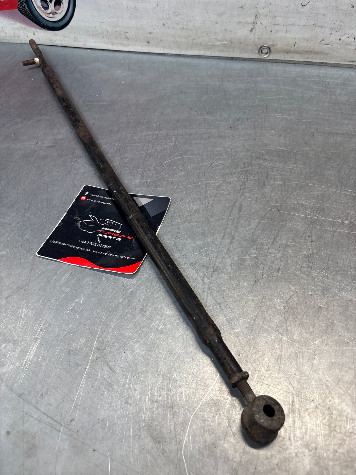 Porsche 924 dog leg gear shaft rod, used 477711154