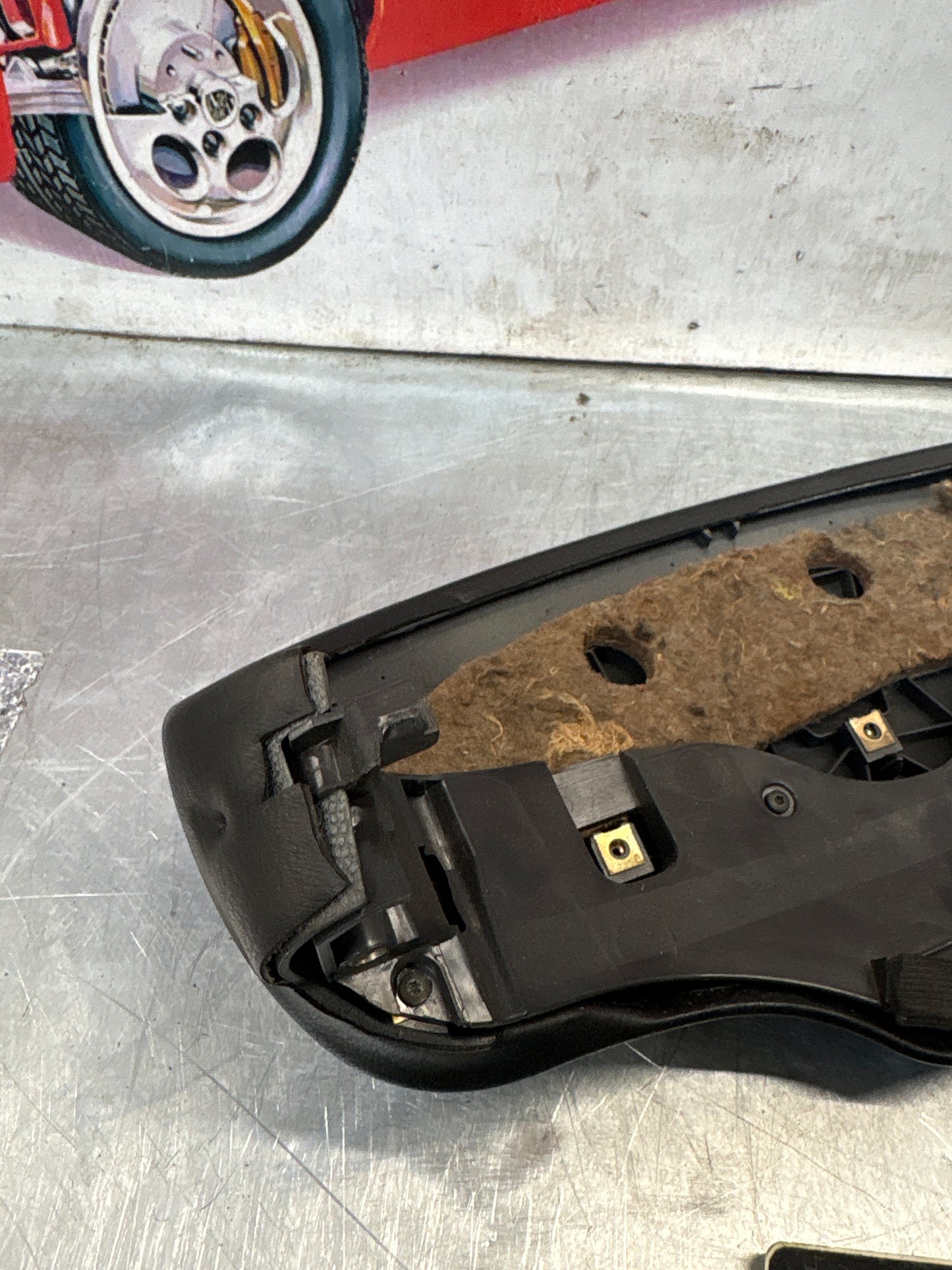 Porsche 911 996 dasboard cluster trim, used, black 99655205902