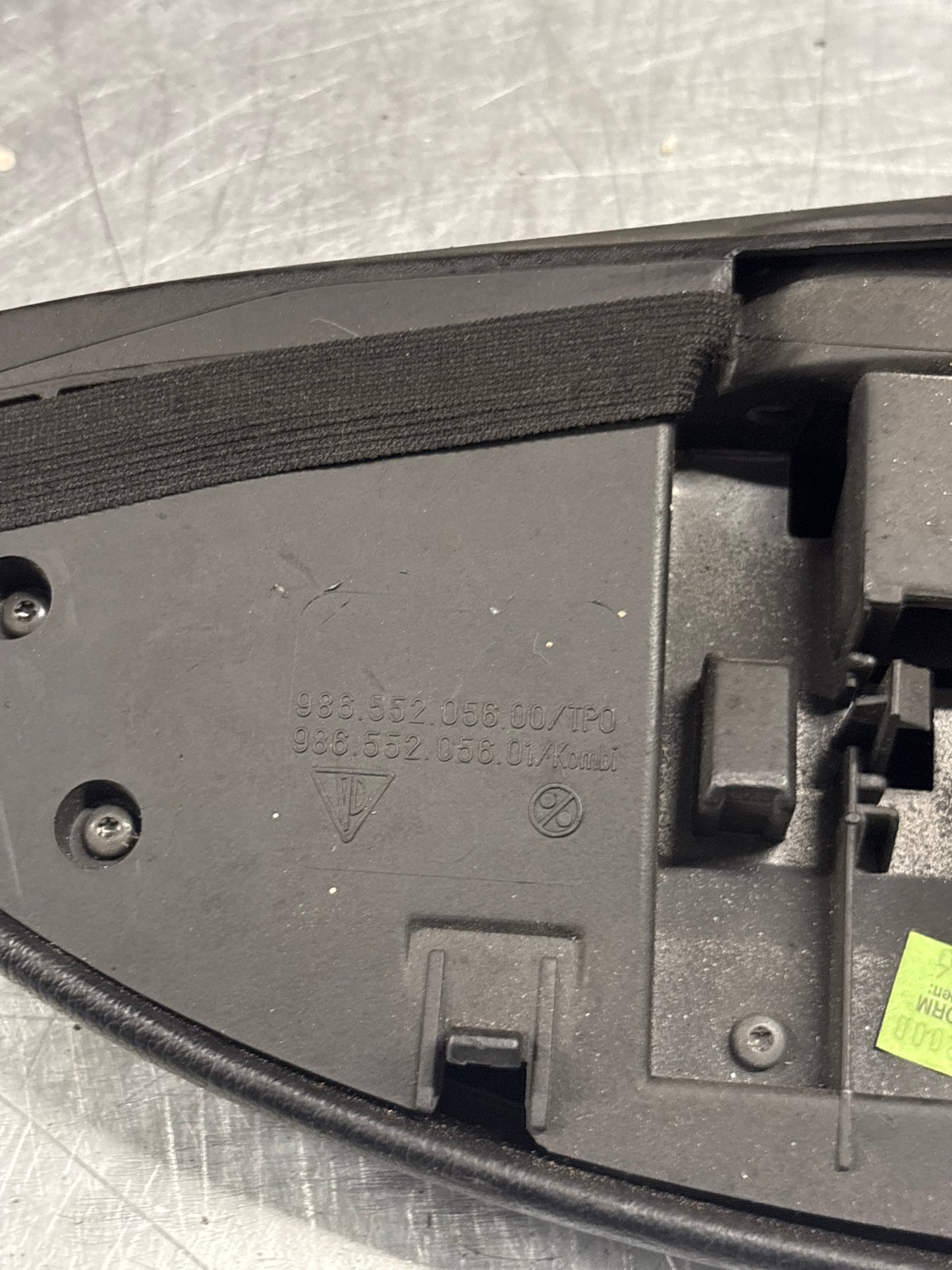 Porsche Boxster 986 RHD dashboard cluster trim,black used 98655205600 / 98655205601