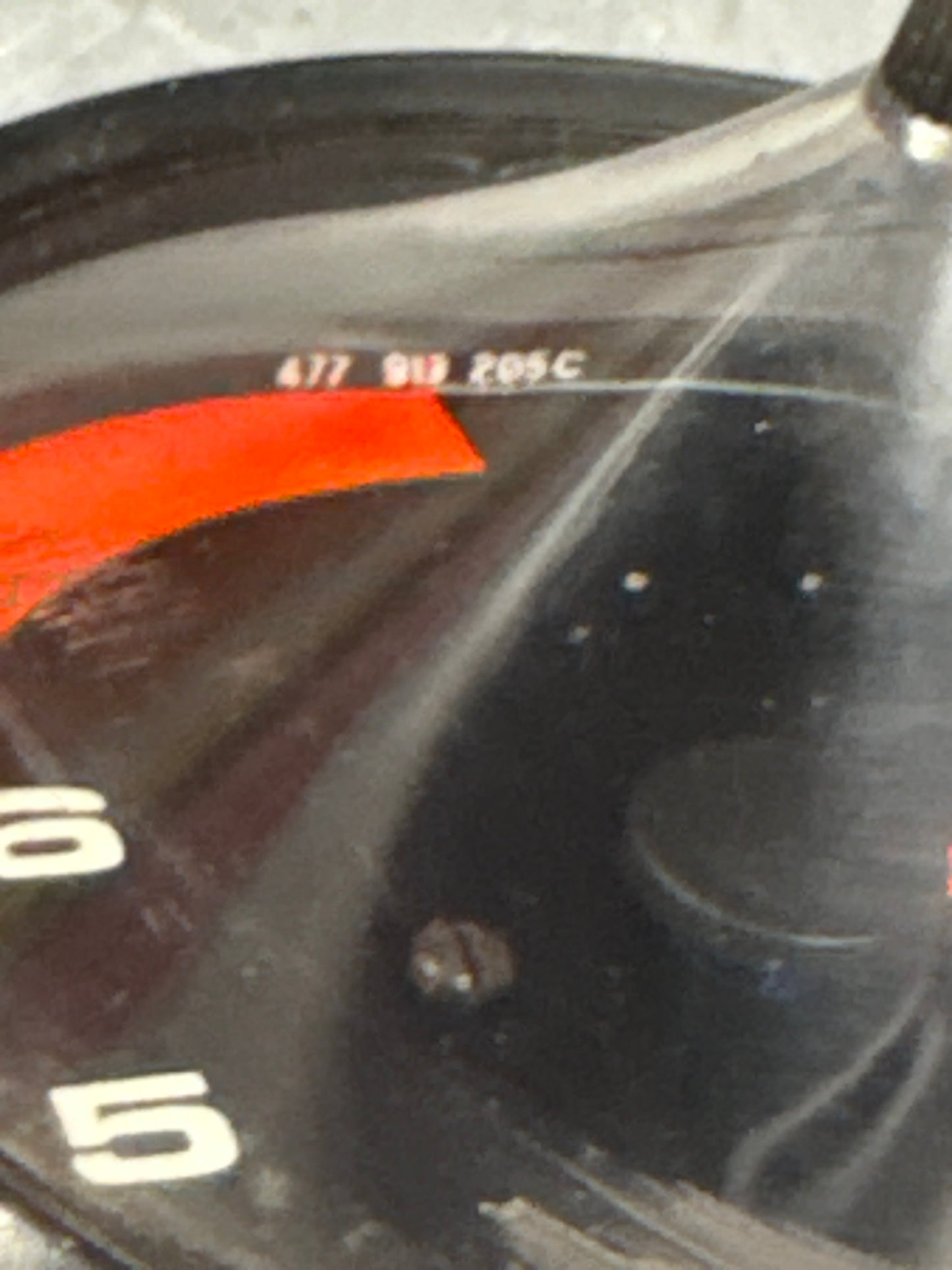 Porsche 924 Rev counter 477919205C / 477 919 205 C