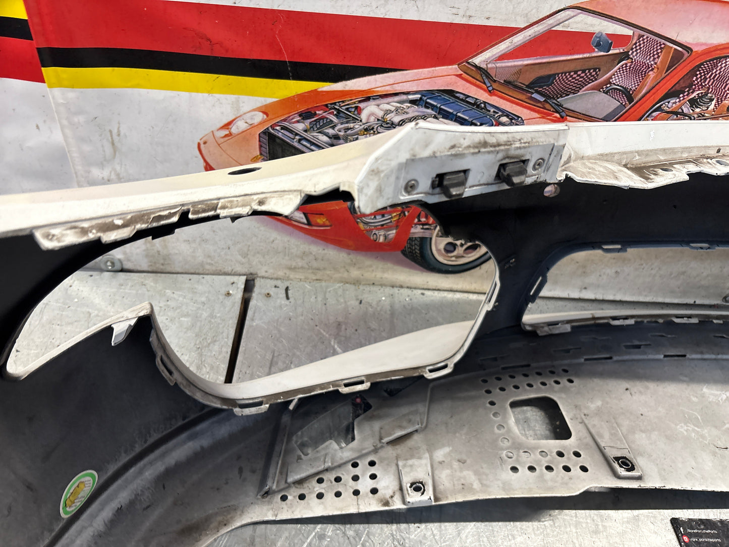 Porsche 911 991 Front bumper, used 99150532101C9A