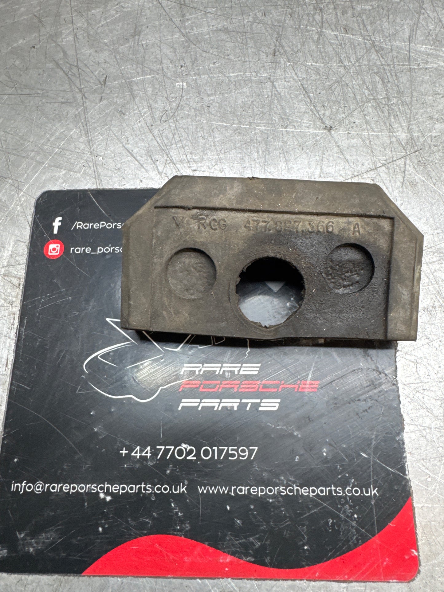 Porsche 924 rear hatch pin seal gasket rubber 477827366A right, used