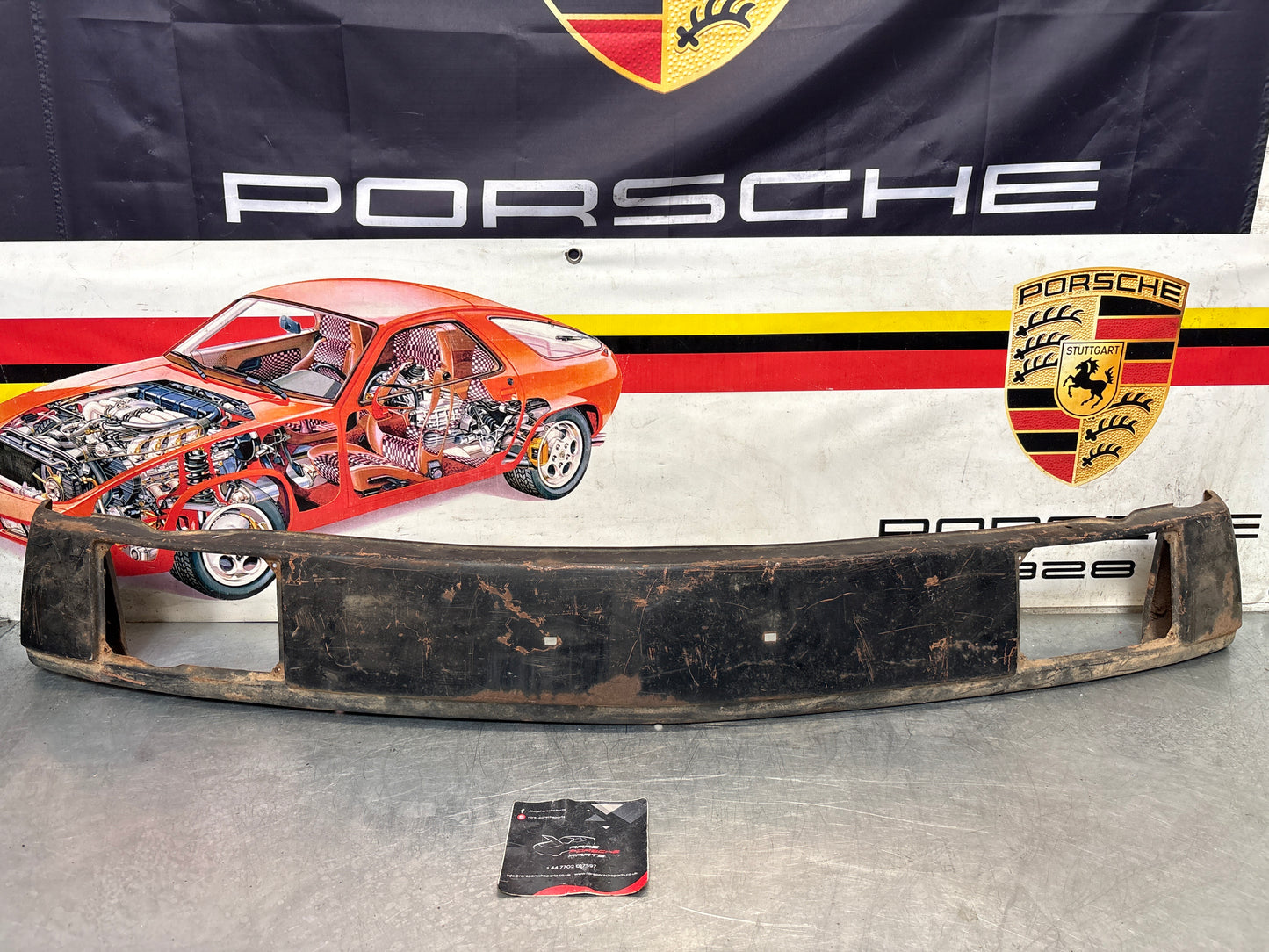 Porsche 914 front bumper, used 91450591010 / 91450500910