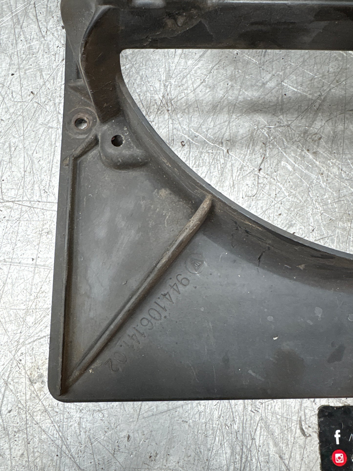 Porsche early 944 / 924 radiator fan surround used 94410614102