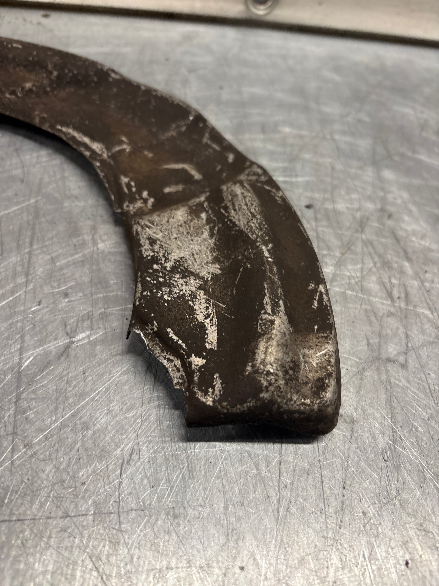 Porsche 928 S4 rear right brake dust cover plate, used 92835281405