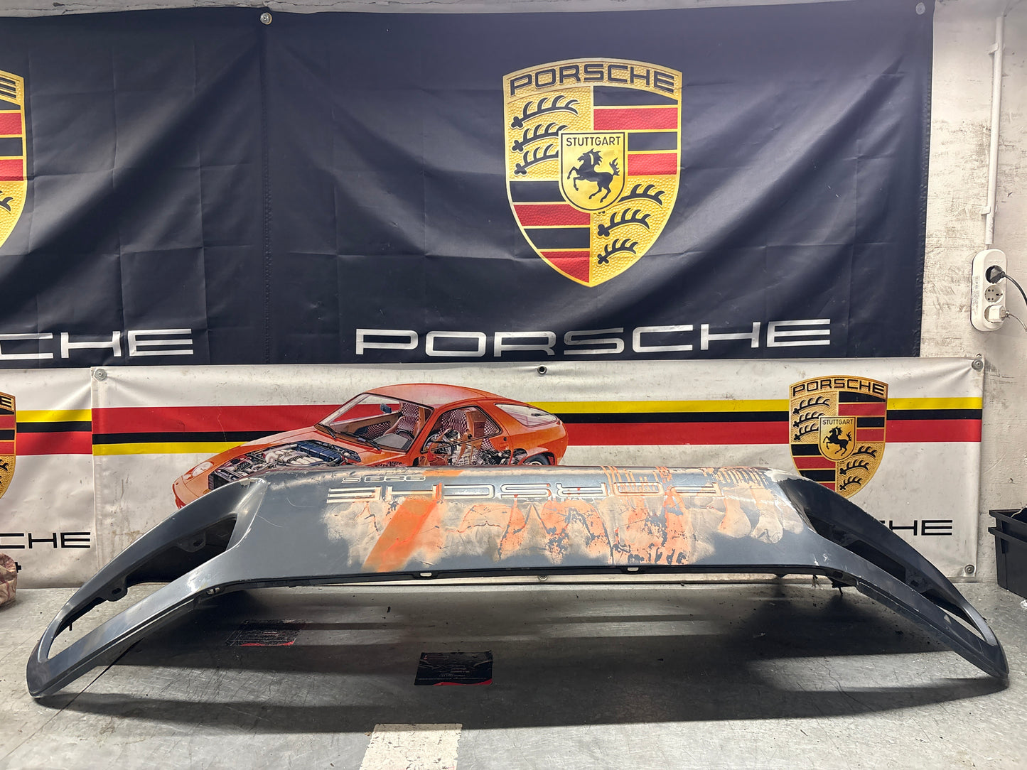 Porsche 928S rear bumper, used 928505023