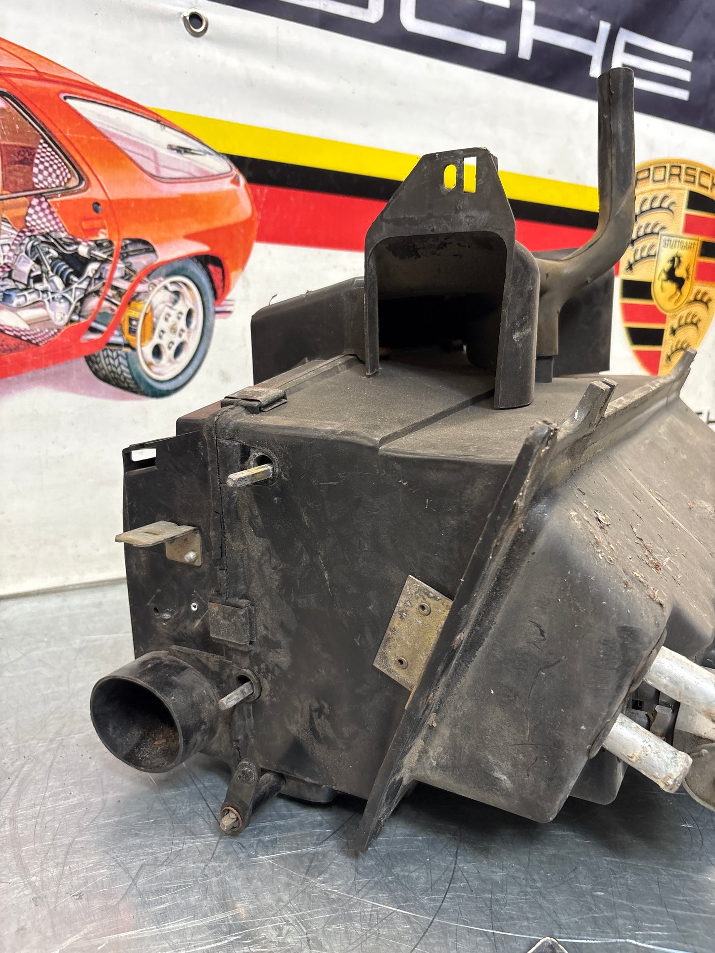 Porsche 928 heater box, LHD, 92857303604, used
